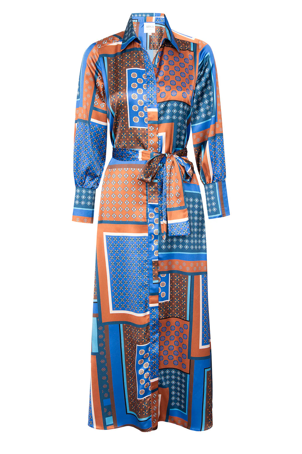 MISA Los Angeles - Herminia Dress - Tile Patchwork - Image 4