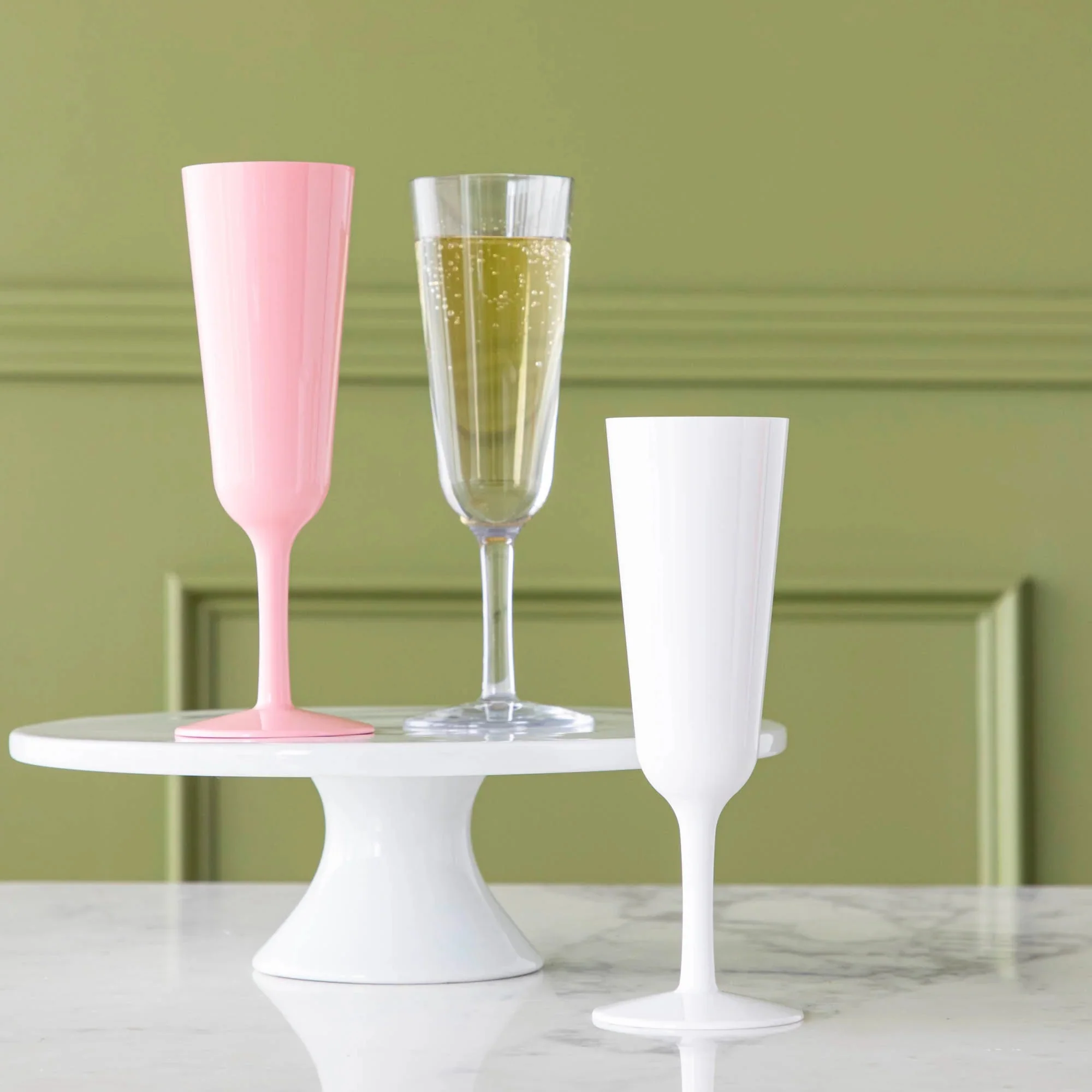 Unbreakable Champagne Glass - Pink - Image 2
