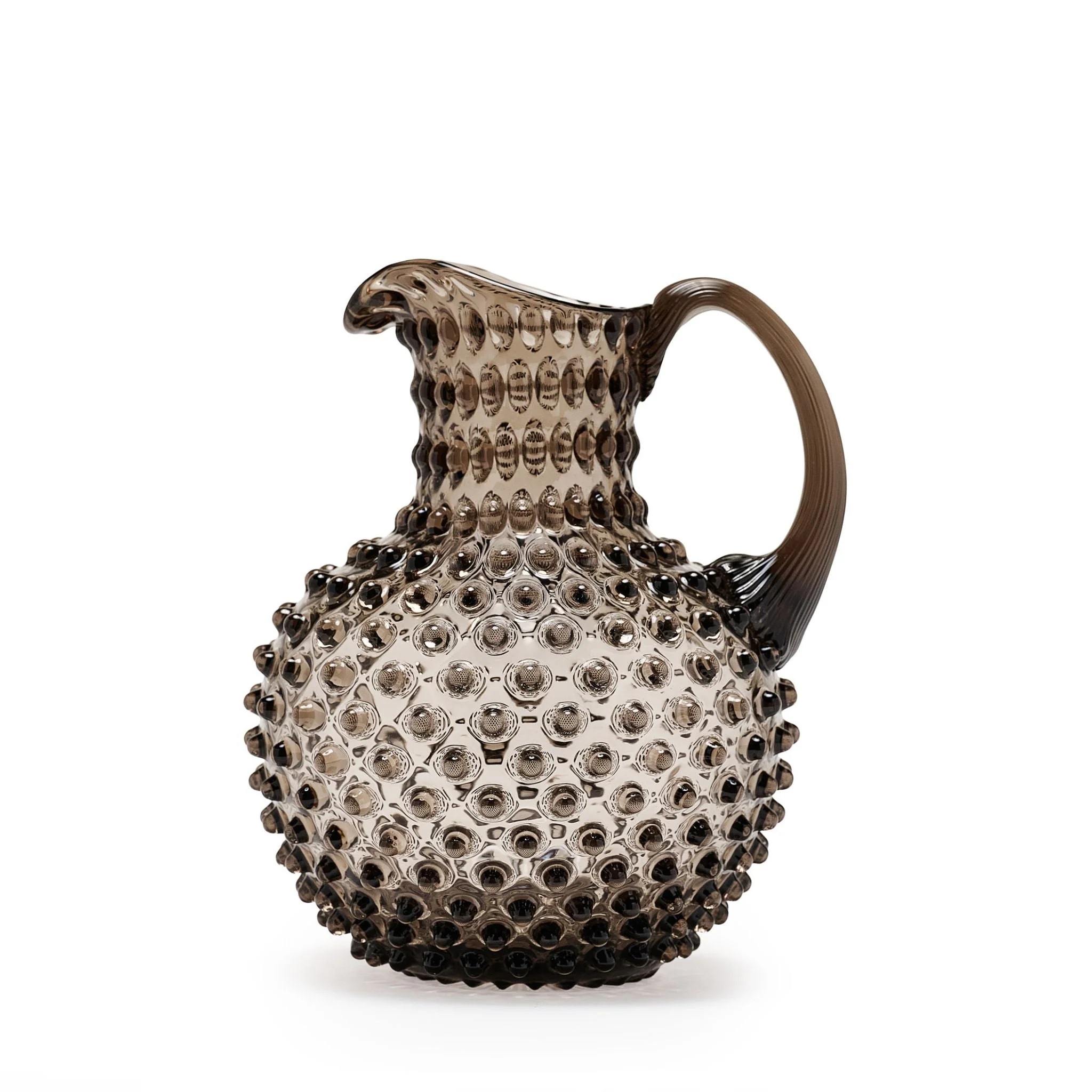 Hobnail Jug - Large - Smoky Amaro
