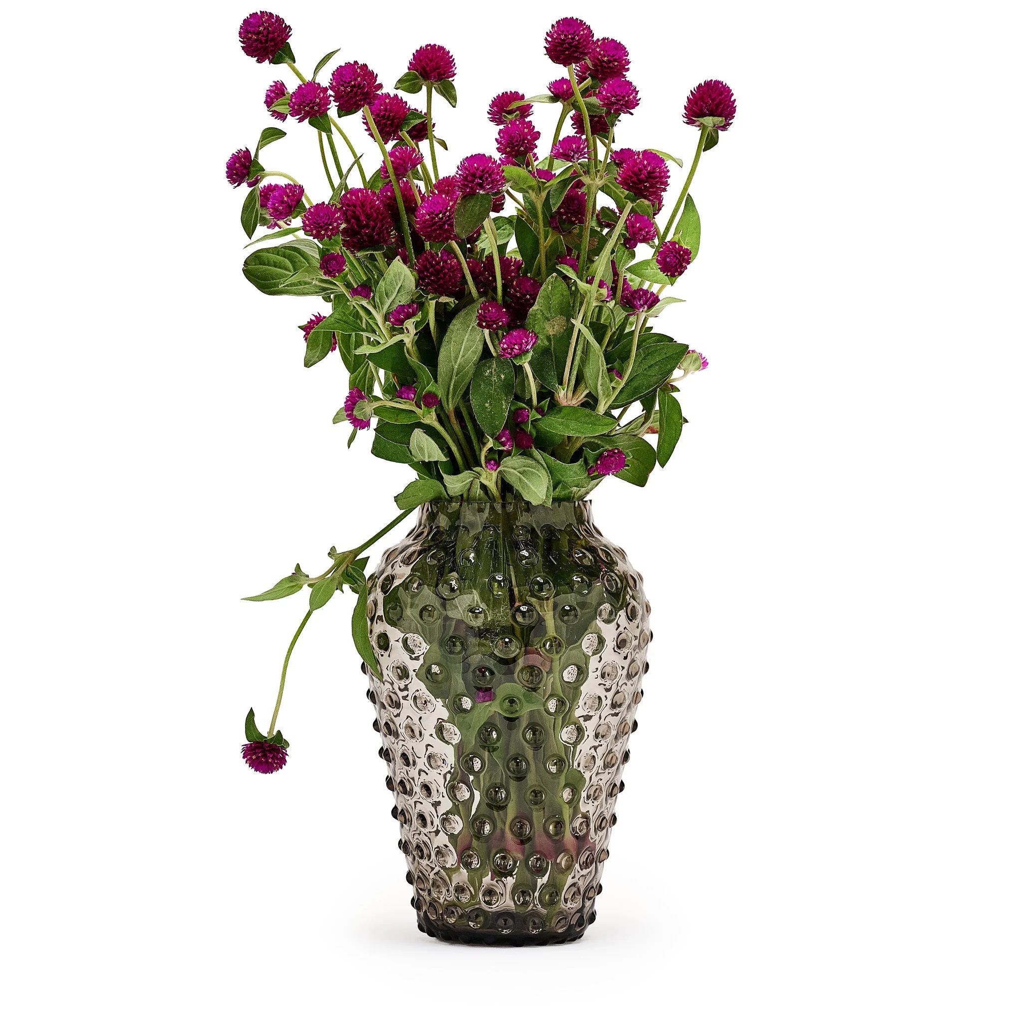 Hobnail Vase - Barrel - Smoky Amaro - Image 2