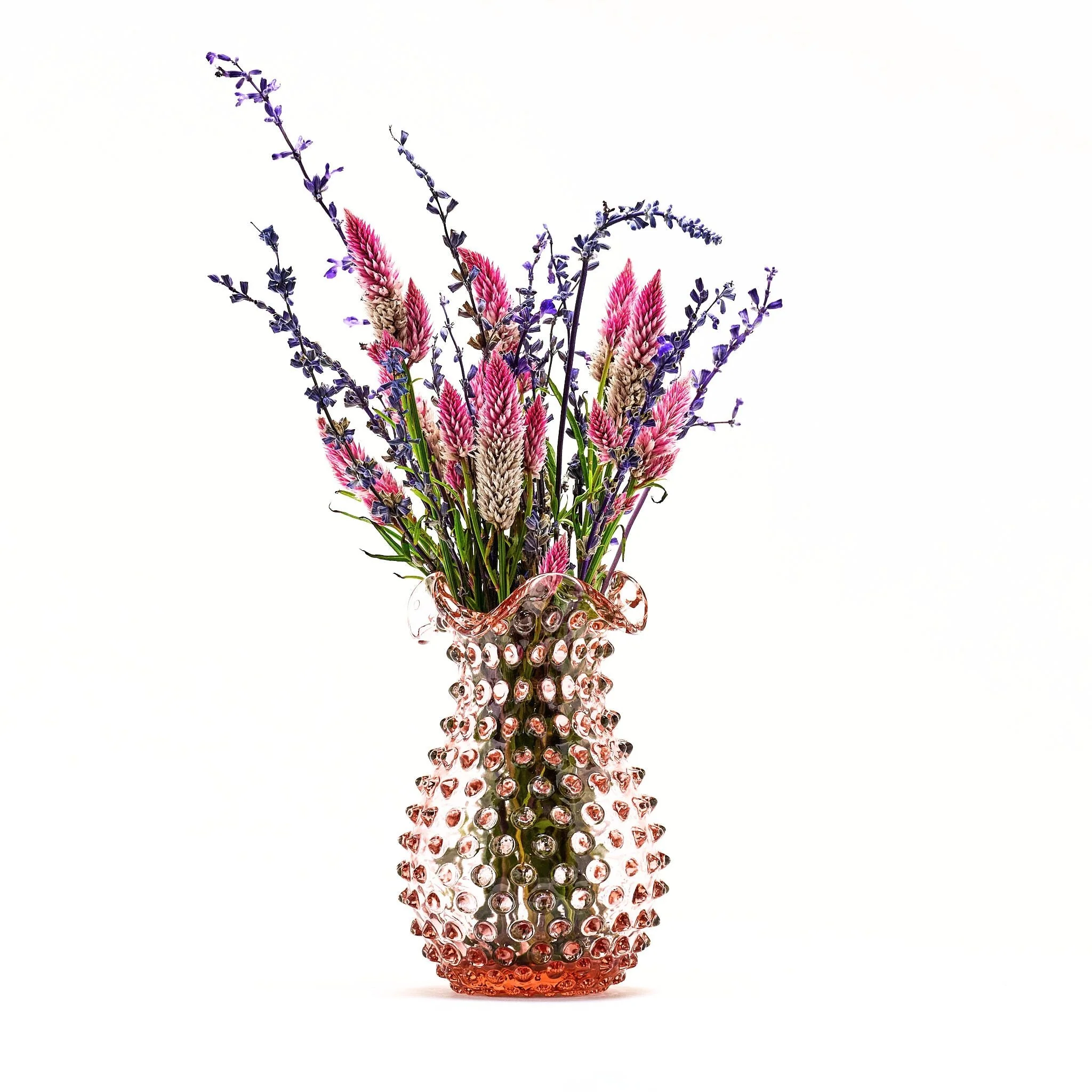 Hobnail Vase - Petal - Night Iris - Image 2