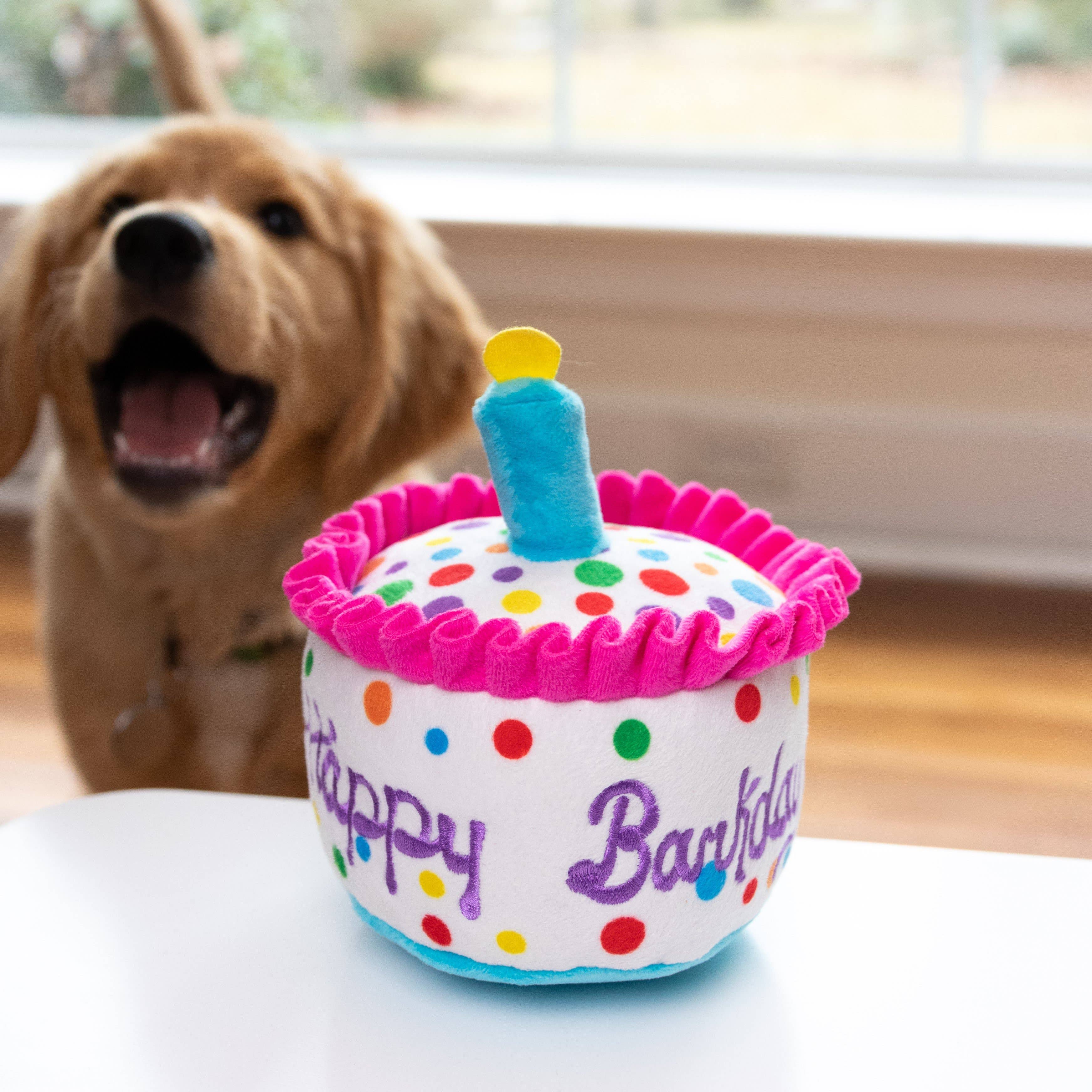 Happy Barkday Cake Dog Toy - Image 4