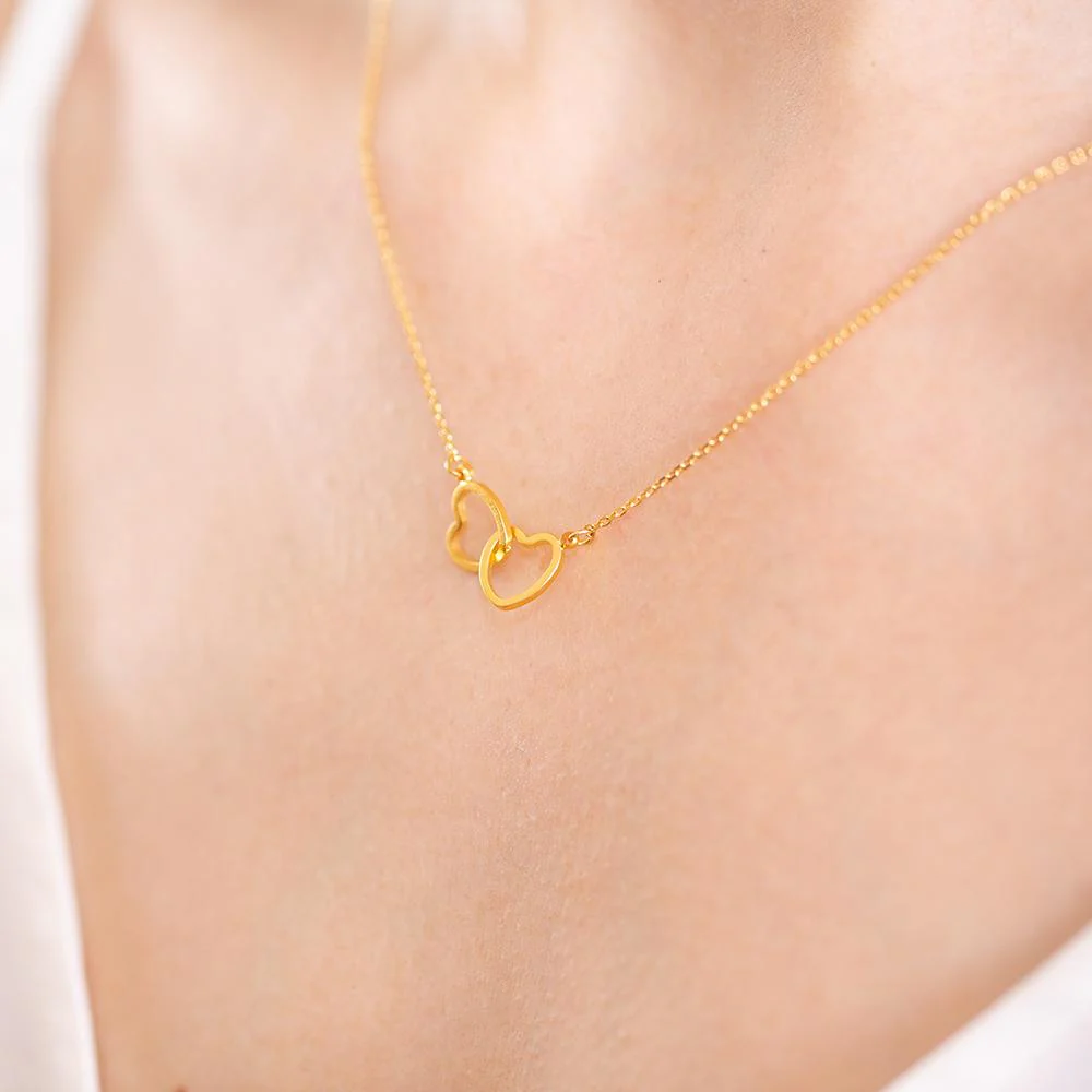 Interlinking Heart Necklace - Image 2
