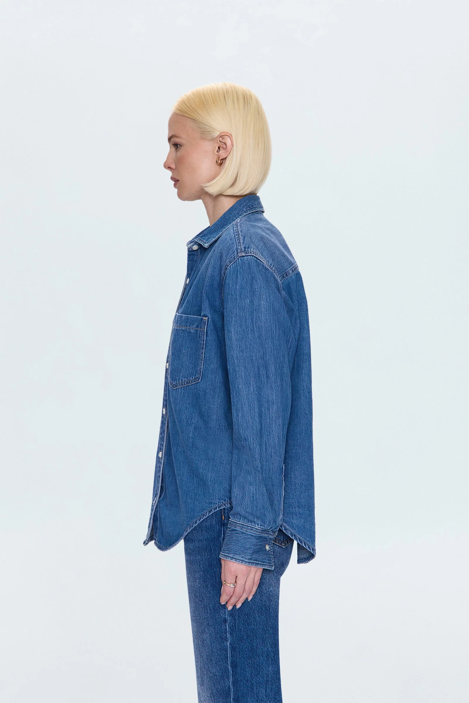 Pistola - Jaime Essential Denim Shirt - Agenda - Image 5