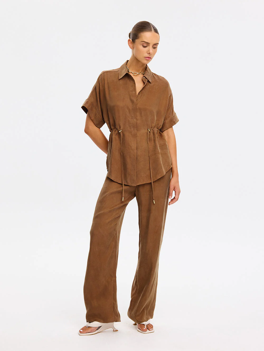 Kivari - Jaxon Shirt - Chocolate - Image 7