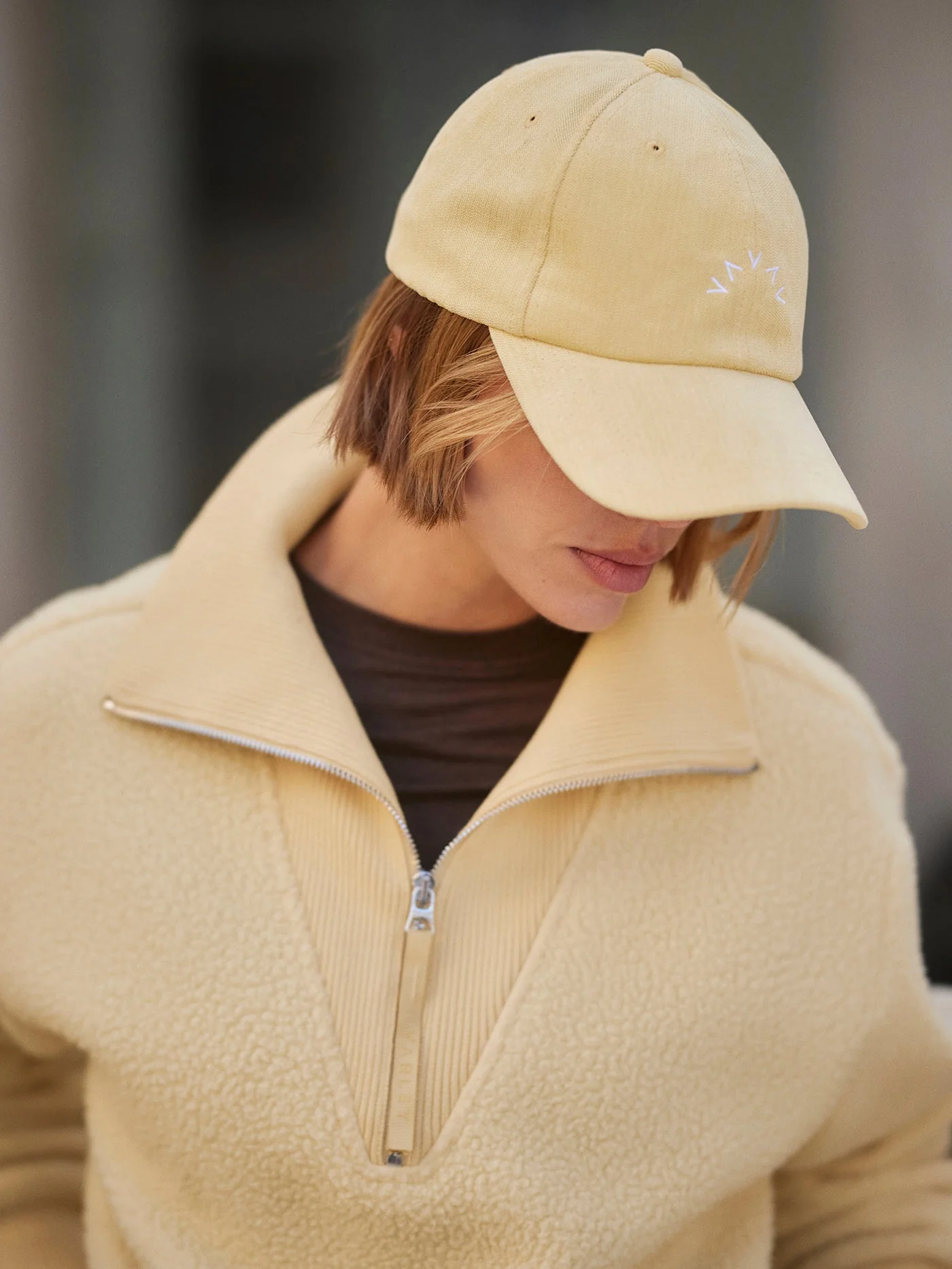 Varley - Jaylin Half-Zip Fleece - Reed Yellow - Image 3