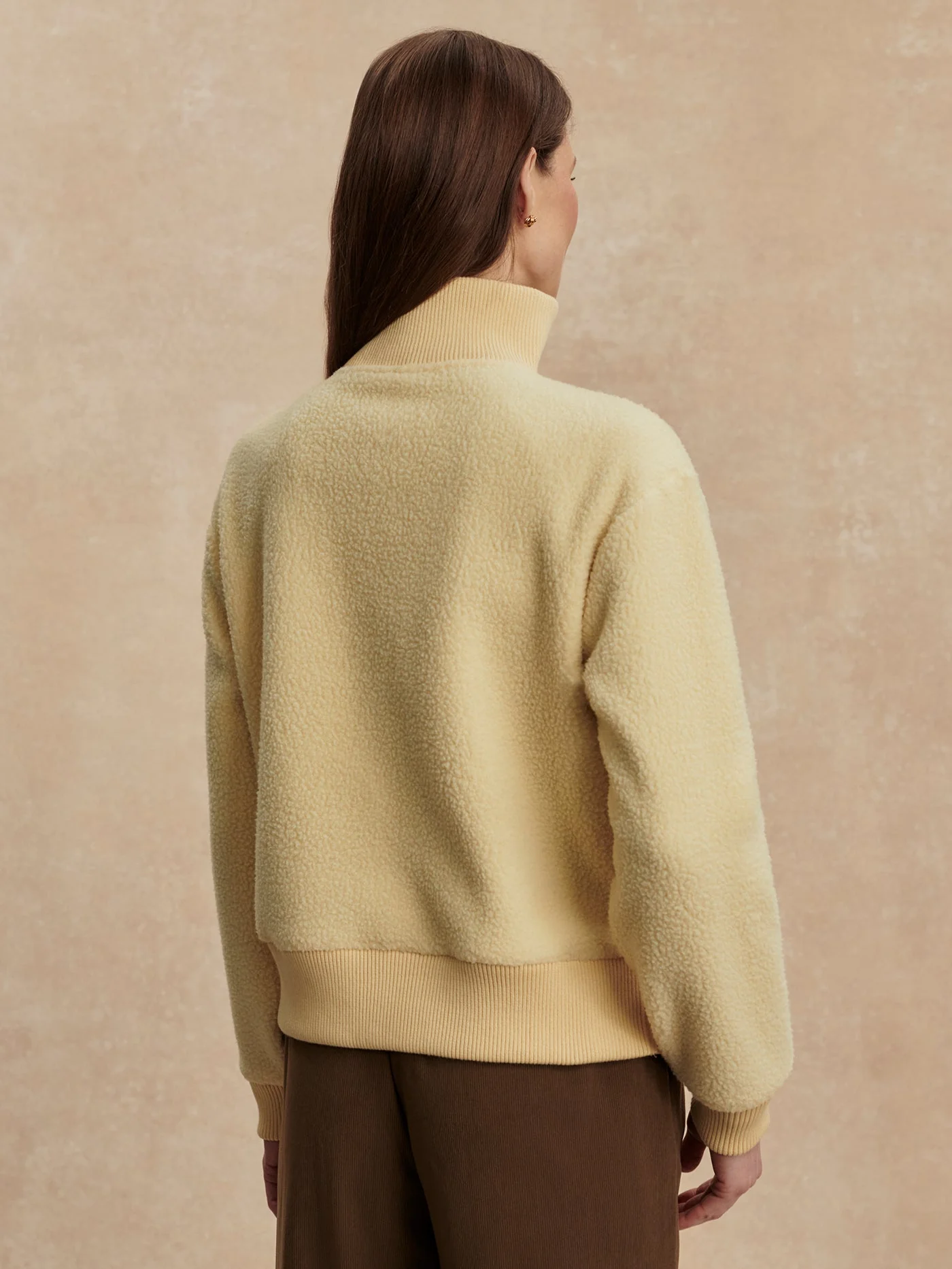 Varley - Jaylin Half-Zip Fleece - Reed Yellow - Image 6