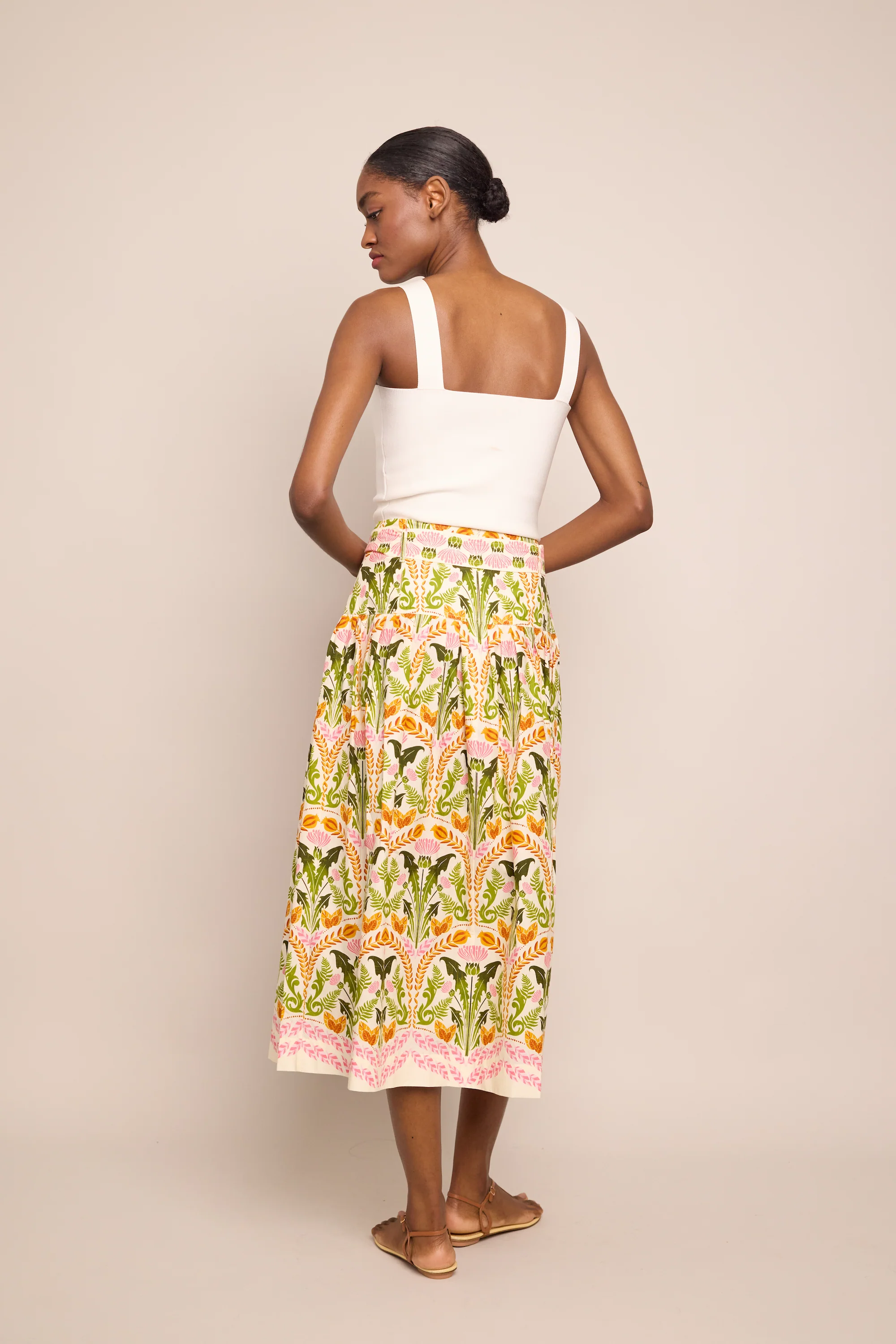 Cara Cara - Jiya Skirt - Juniper Egret - Image 3