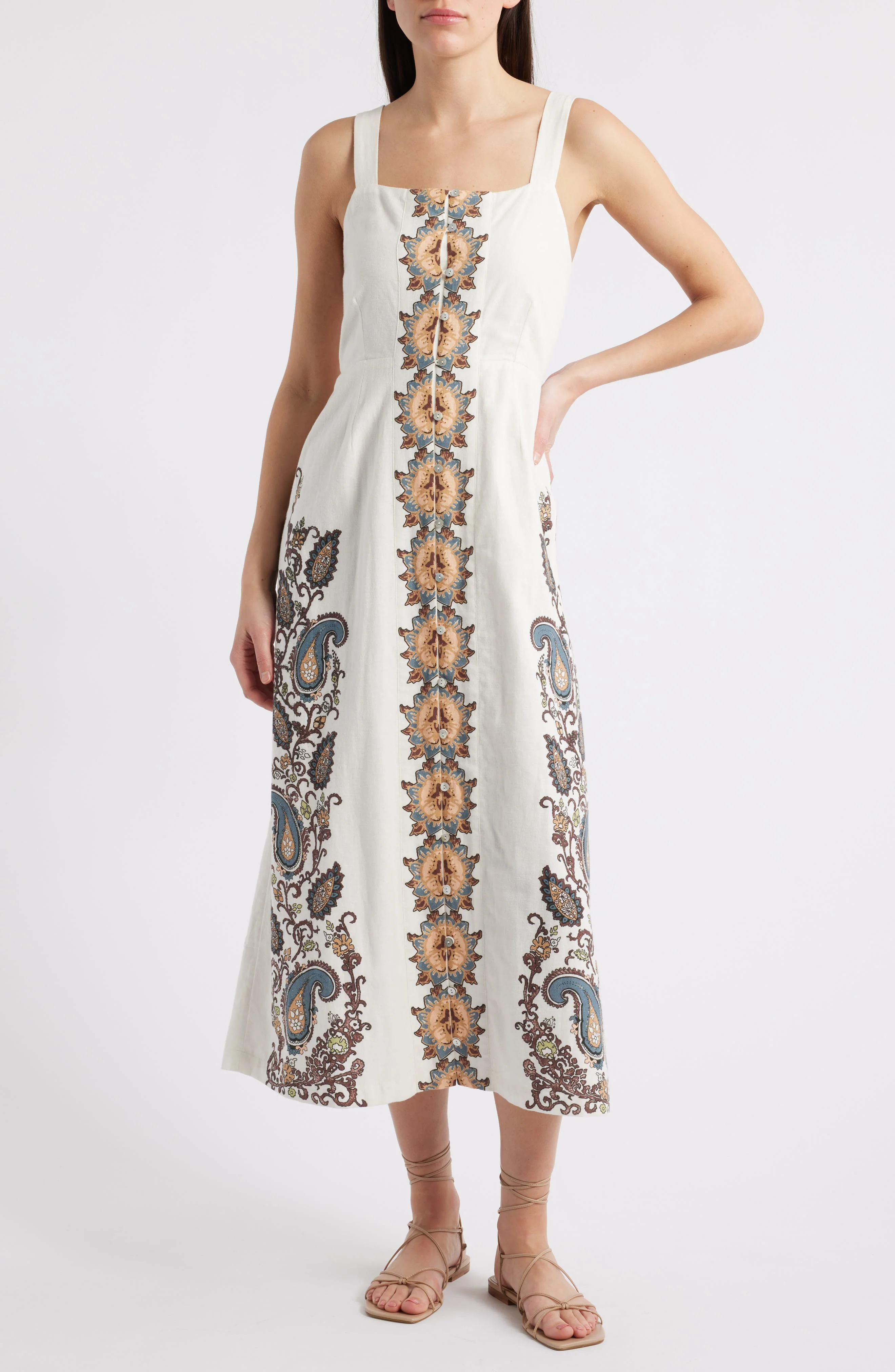 Cleobella - Jolene Ankle Dress - Veneto Paisley