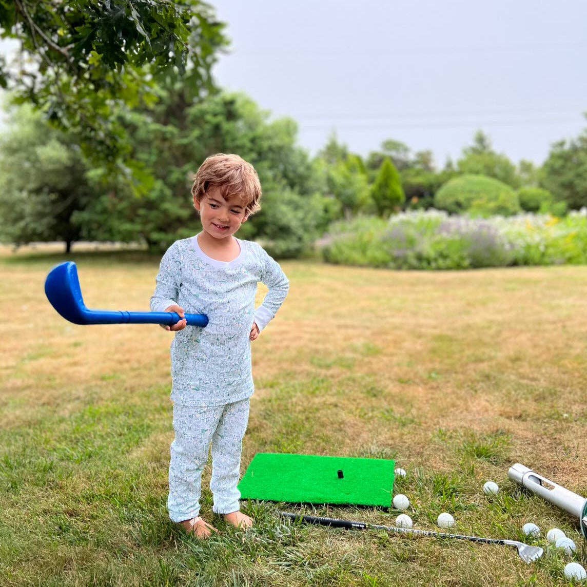 Joy Street - Two Piece Kids Pajamas - Golf - Image 3