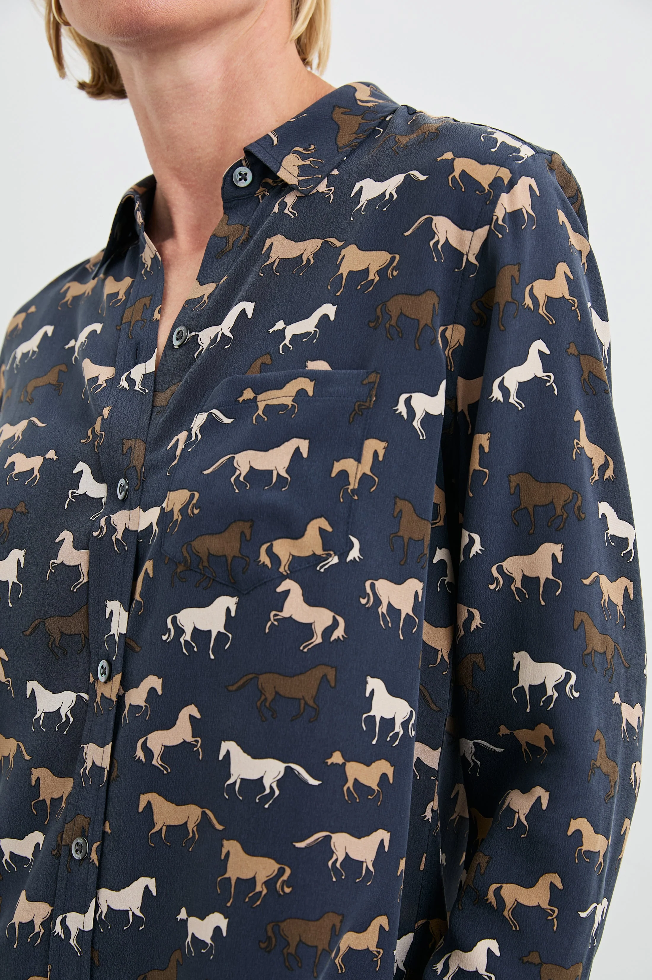 Rails - Kate Shirt - Horses - Image 2