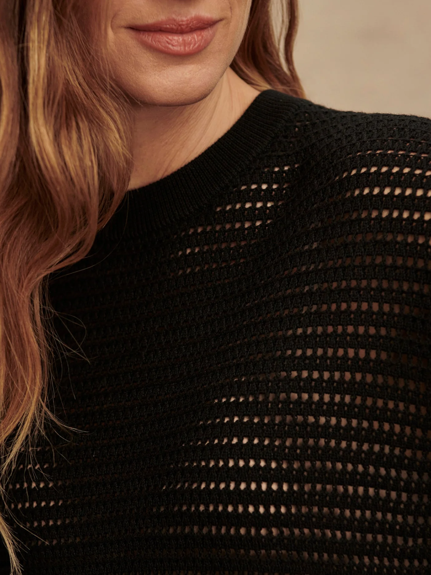 Varley - Kershaw Knit Sweater - Black - Image 3