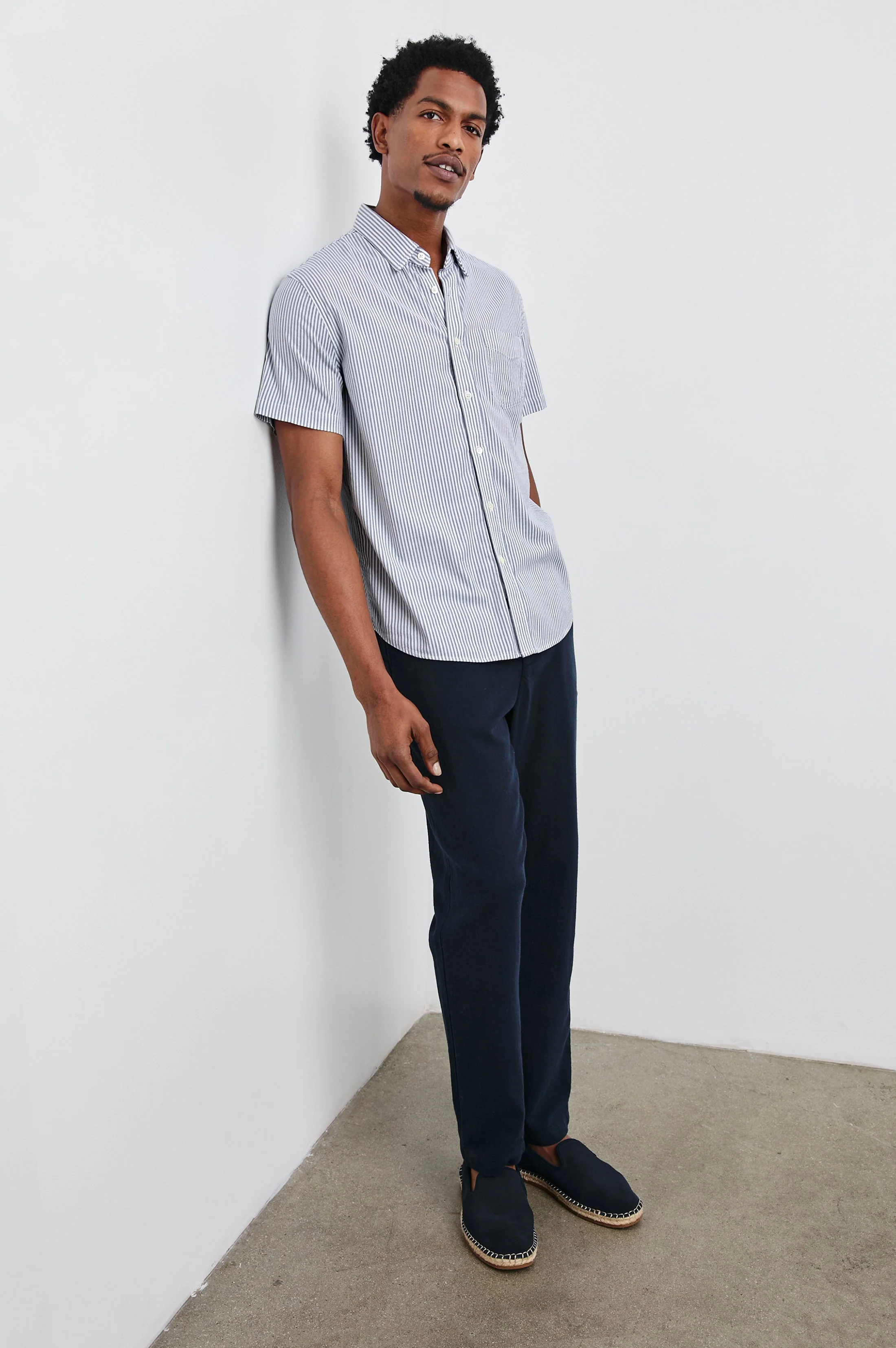 Rails - Kieren Shirt - Blue White Stripe - Image 3
