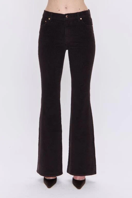 Pistola - Kinsley Mid Rise Ultra Flare Pant - Mocha - Image 6