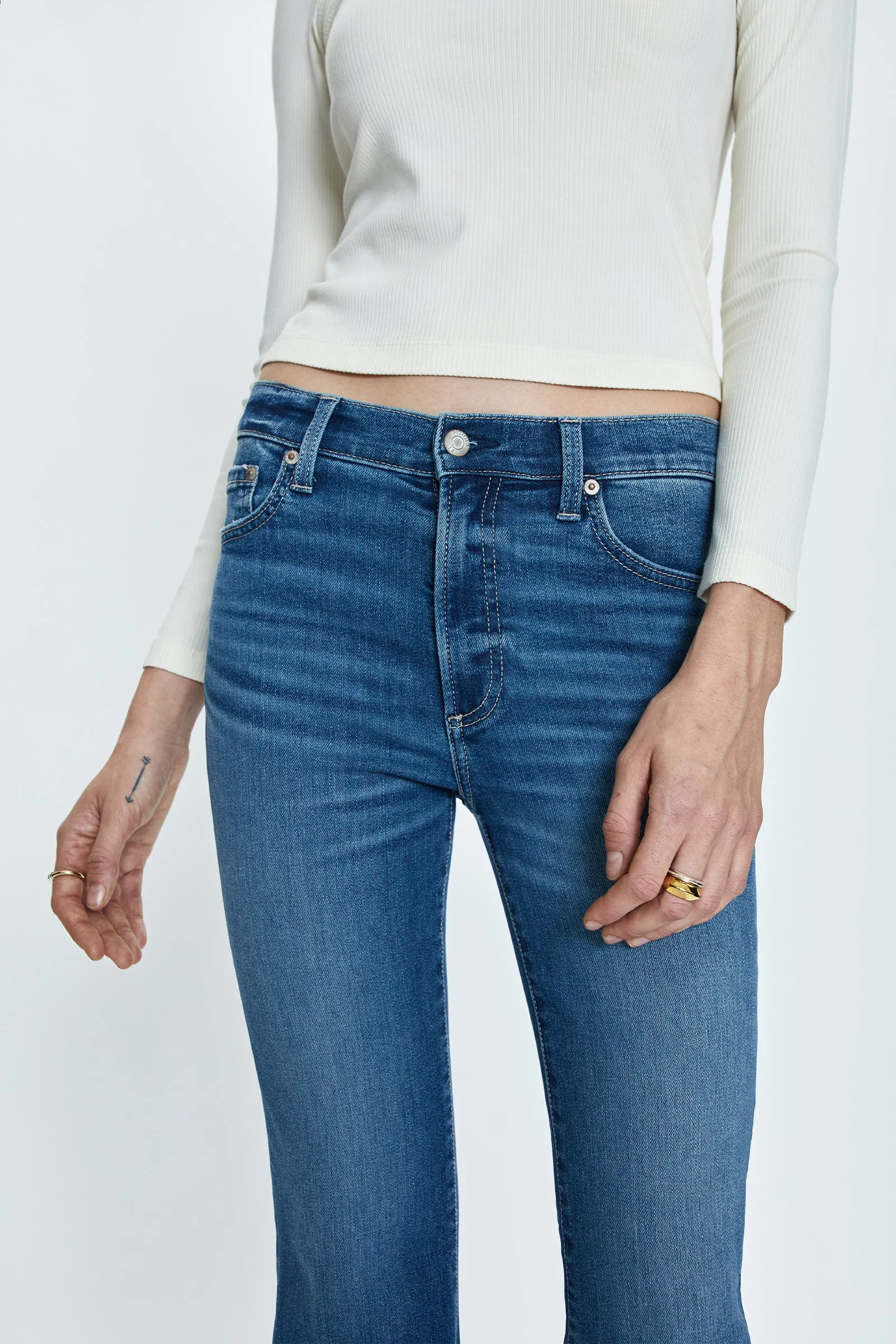 Pistola - Kinsley Mid Rise Ultra Flare - Avenue - Image 3