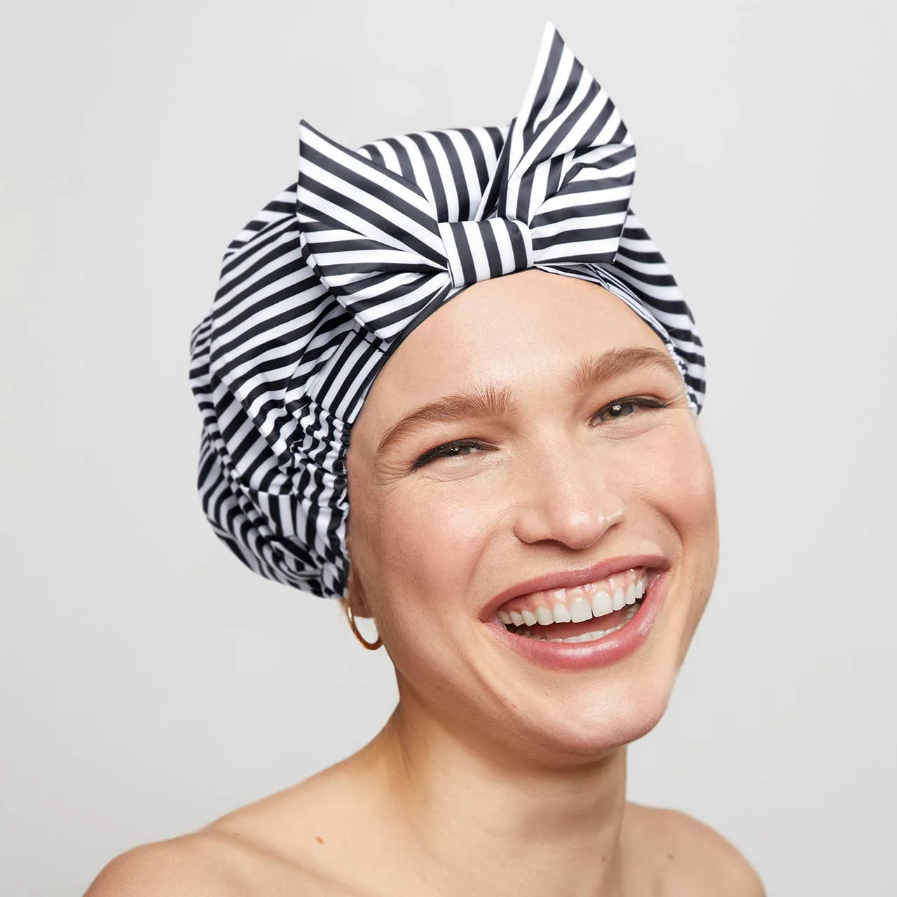 KITSCH - Luxury Shower Cap - Stripes - Image 2