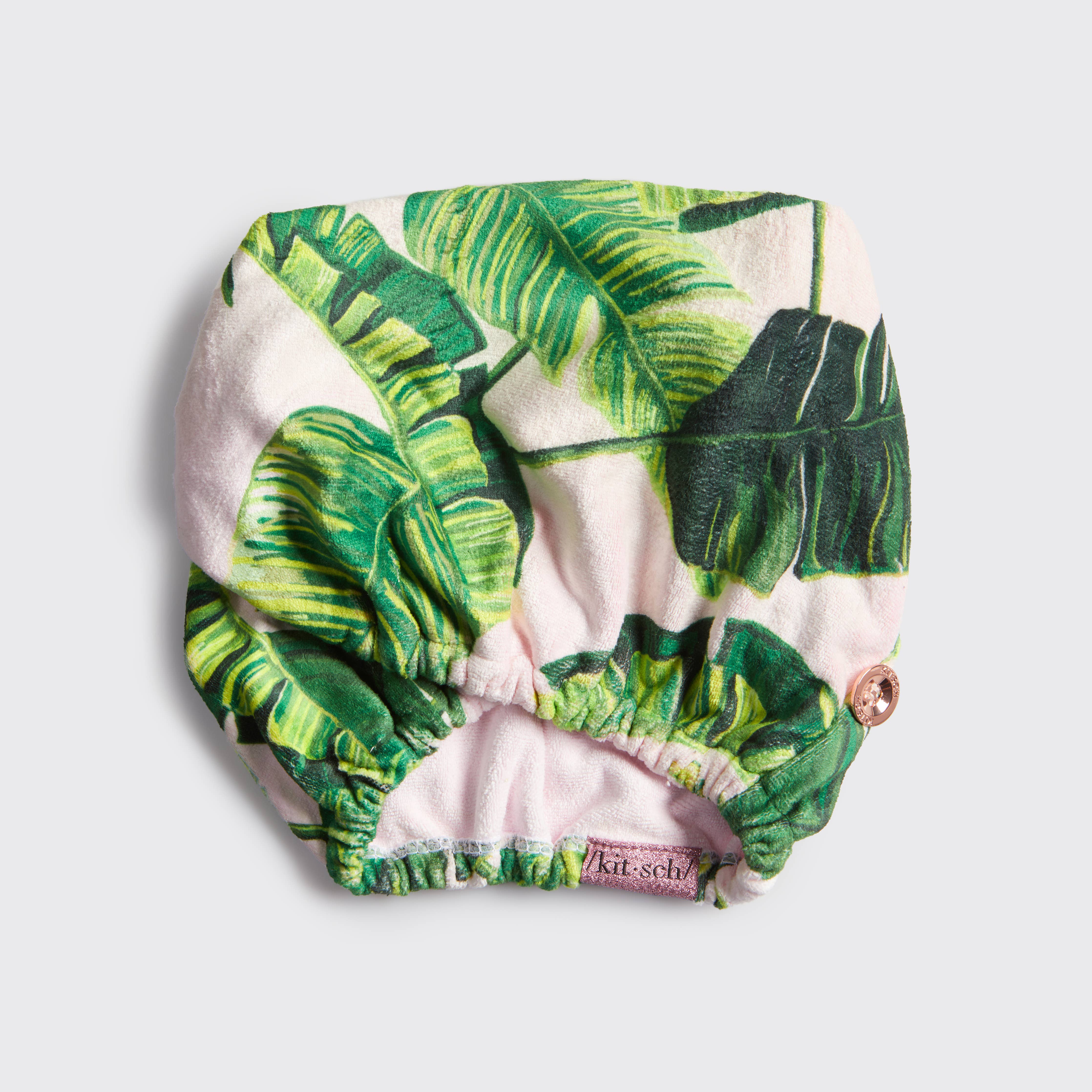 KITSCH - Quick Dry Hair Towel - Palm Print - Image 5