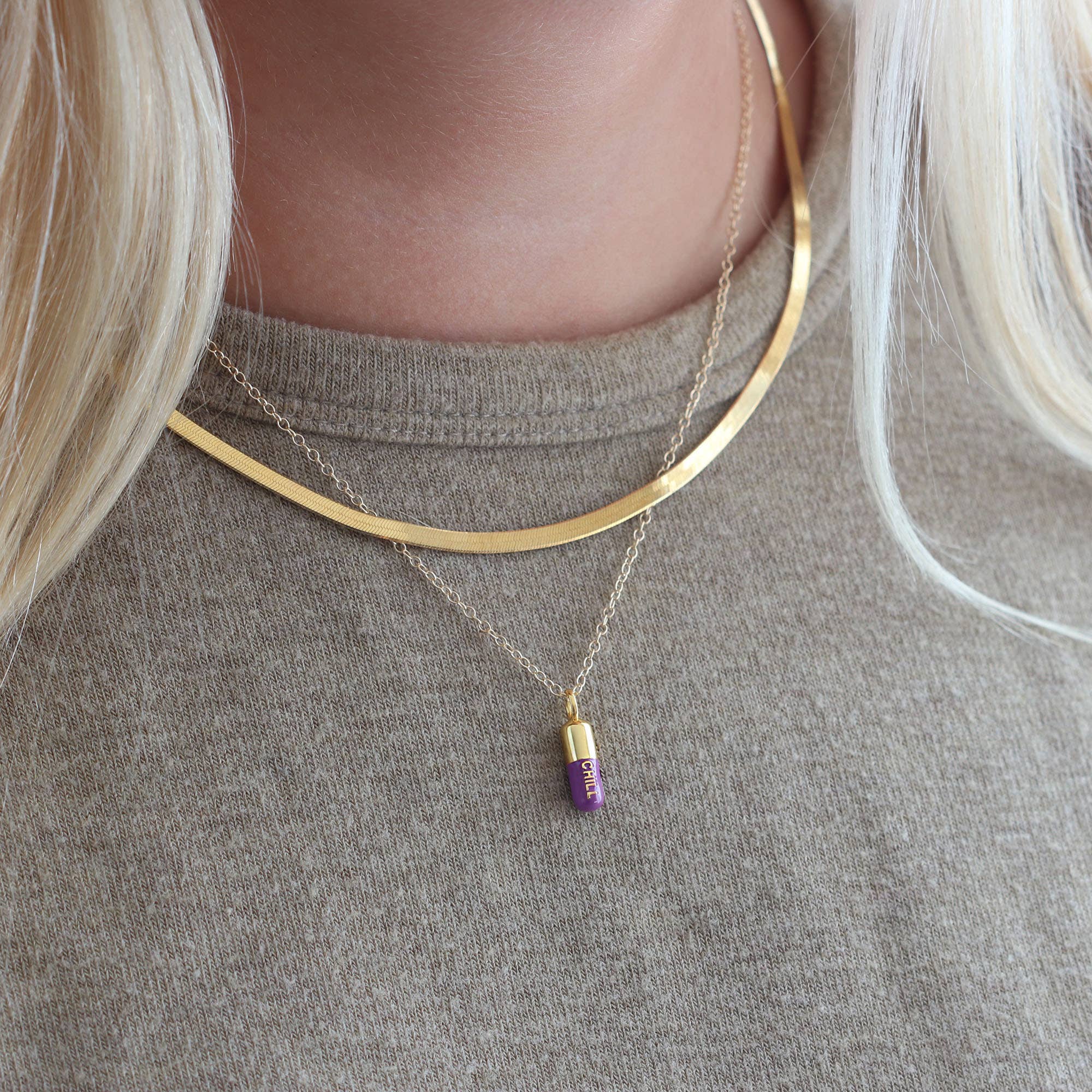 Kris Nations - Herringbone Chain Necklace - Image 7