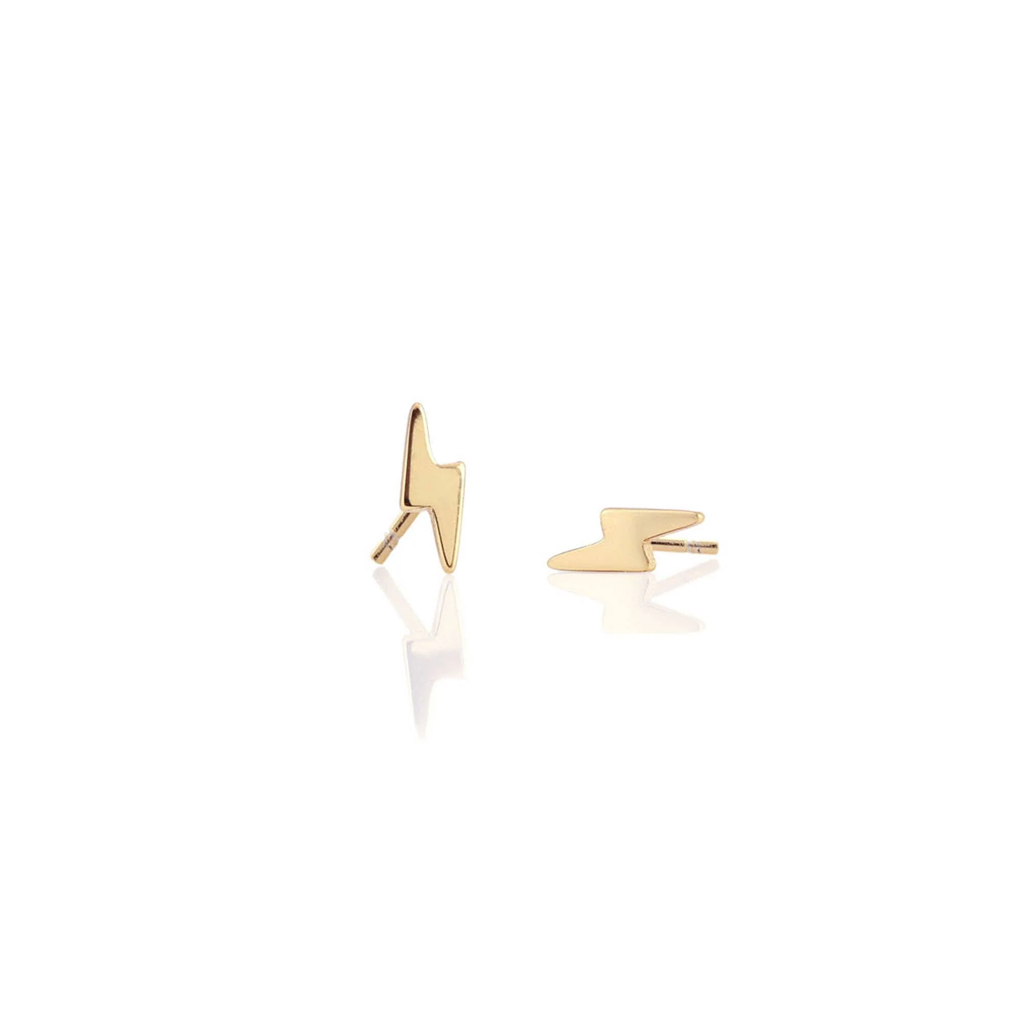 Kris Nations - Lightning Bolt Stud Earrings