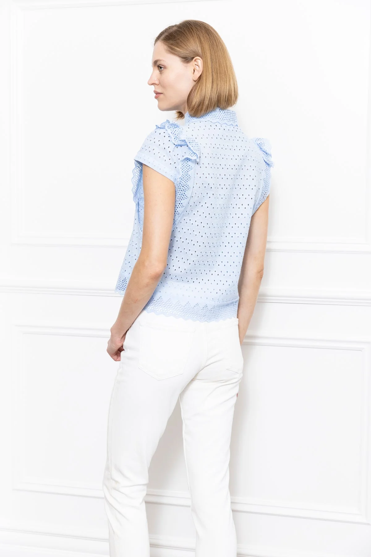 Zero Degrees Celsius - Lace Eyelet Blouse - Image 3