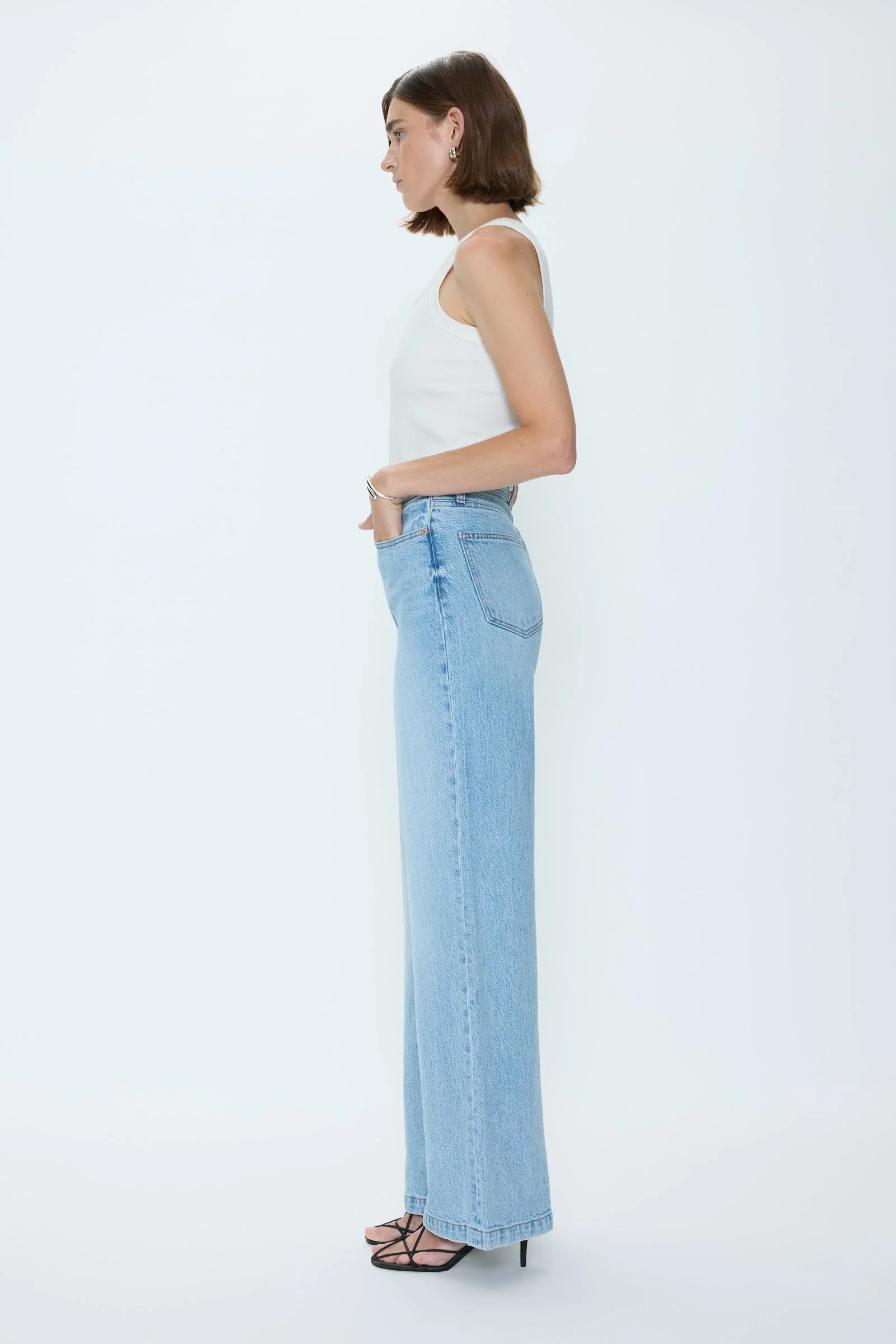 Pistola - Lana High Rise Ultra Wide Leg - Perspective - Image 4