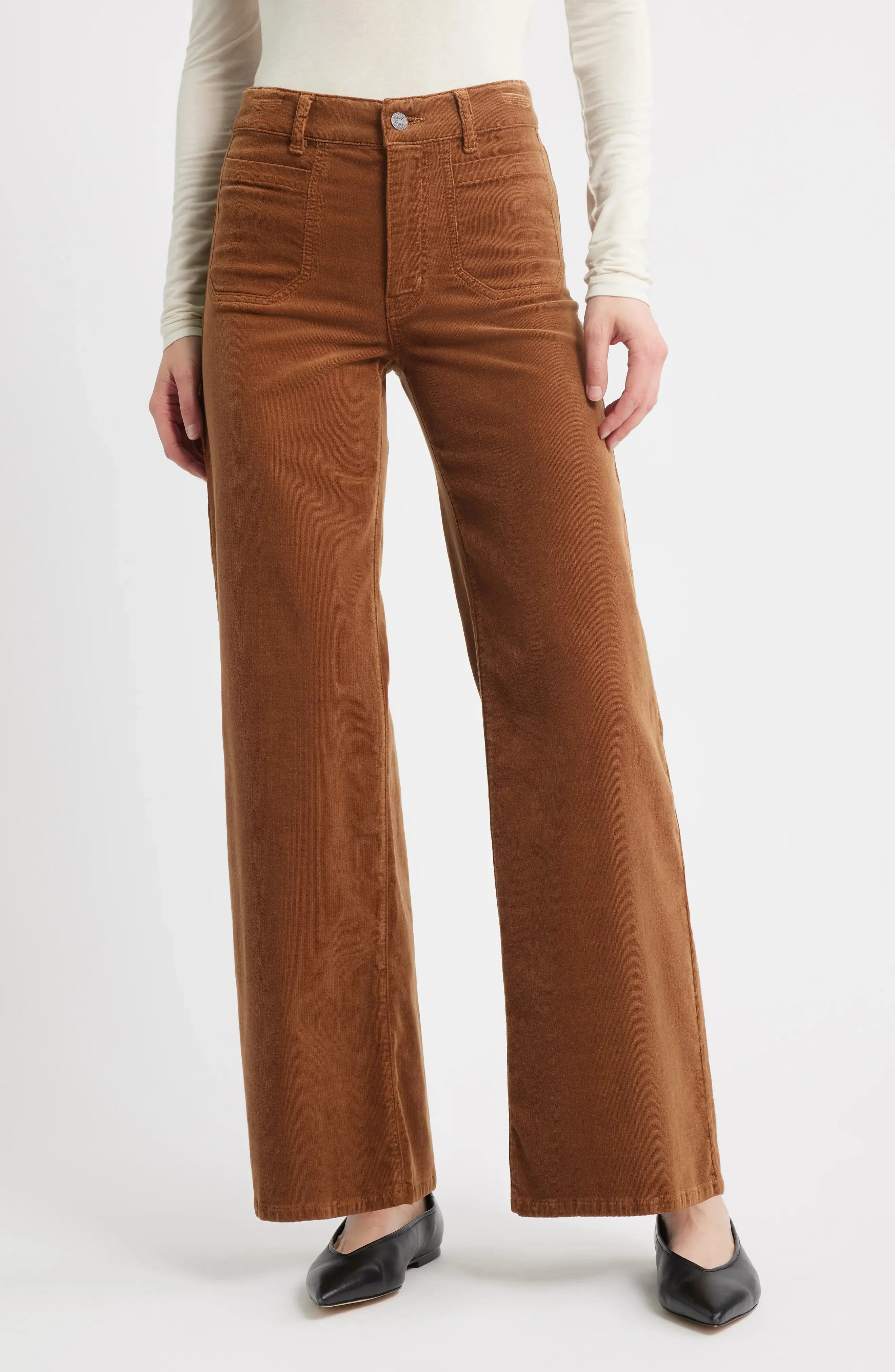 FRAME - Le Slim Palazzo Modernist Pocket - Maple Brown