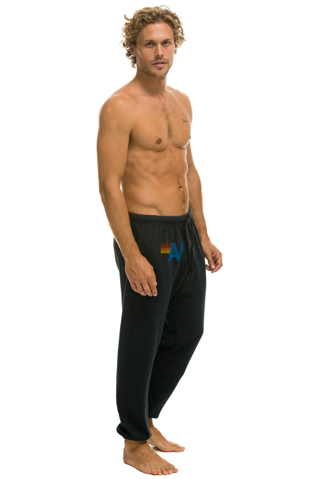Aviator Nation - Men's Logo Sweatpants - Charcoal - Image 2