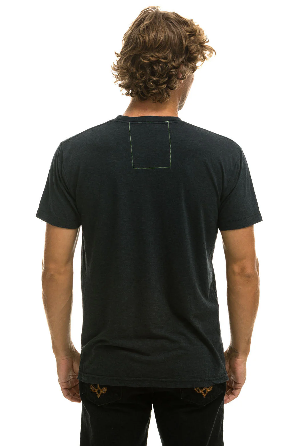 Aviator Nation - Logo Crew Tee Shirt - Charcoal - Image 3