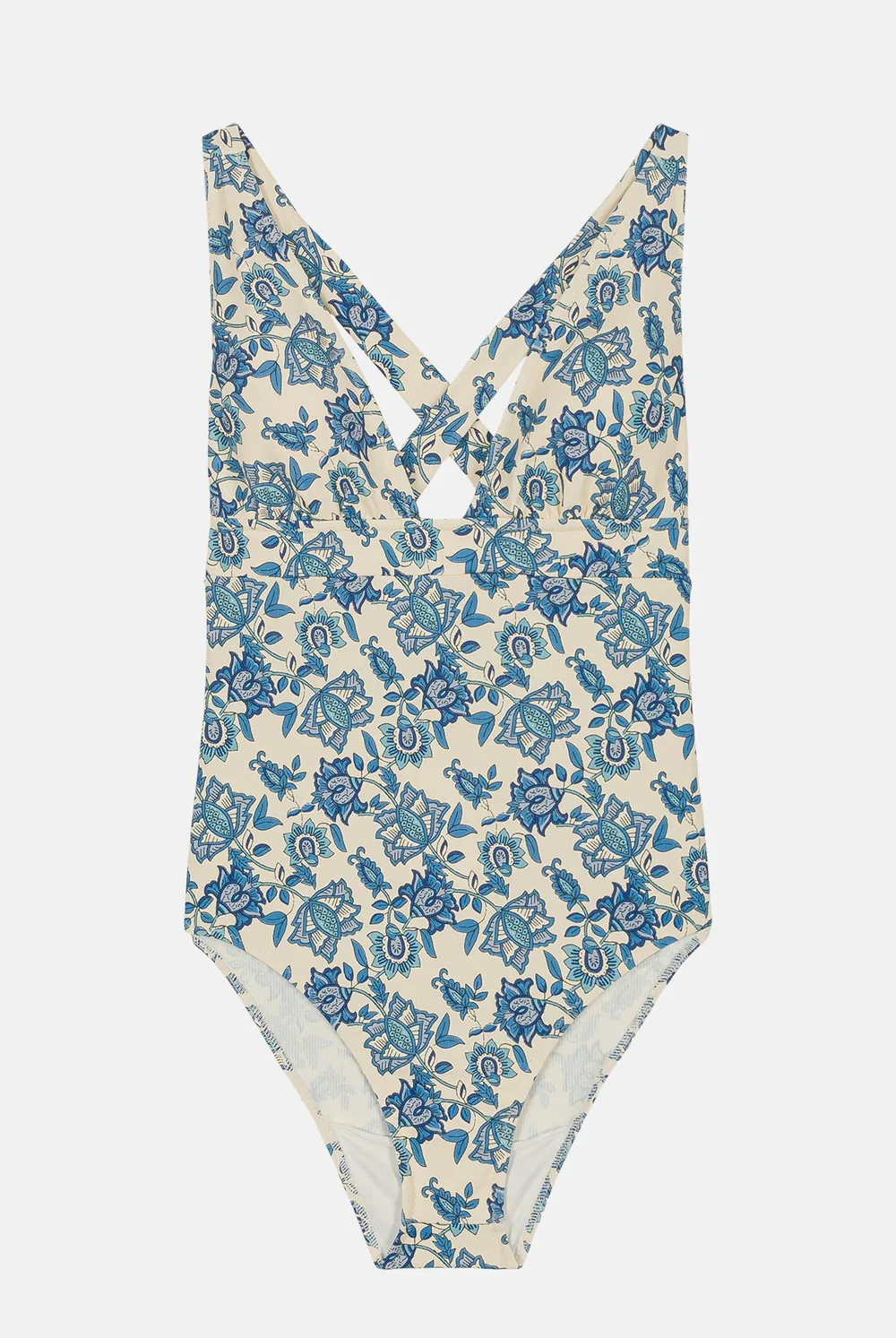 Louise Misha - Formentera Bathing Suit - Blue Lobelia Garden - Image 4