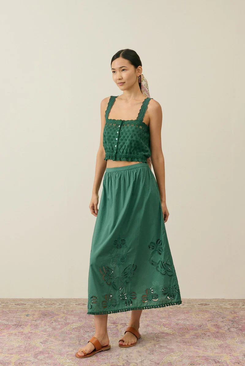 Louise Misha - Kivi Camisole - Tuscan Greeng - Image 2