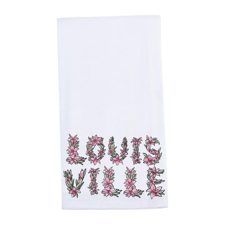Louisville Lilies Tea Towel
