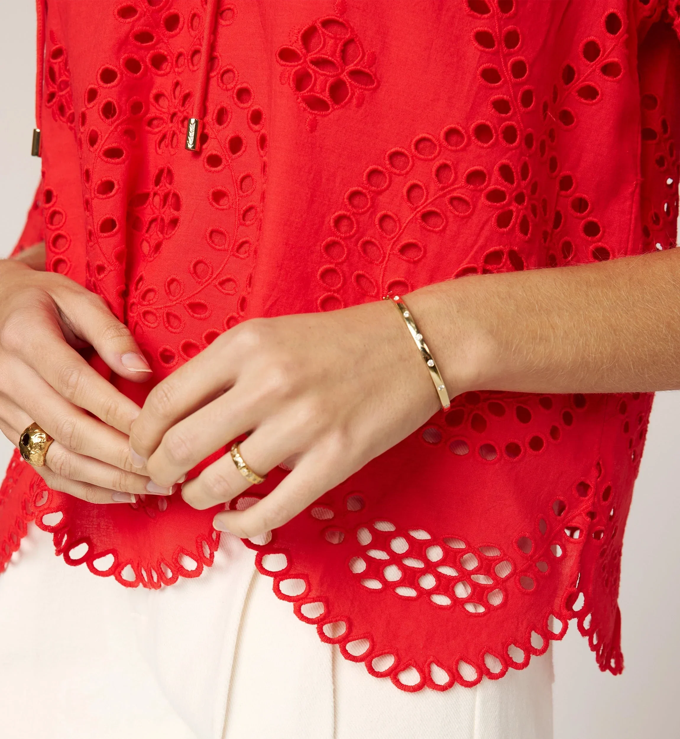 Cleobella - Lulu Blouse - Poppy Red - Image 4