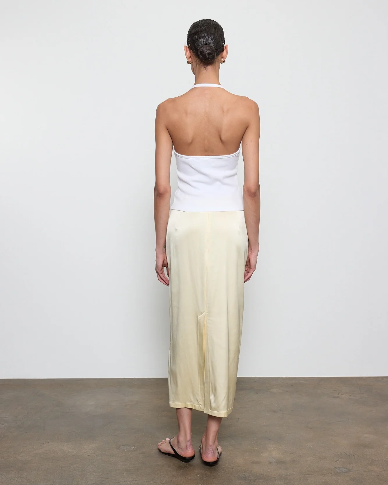 Enza Costa - Lustre Column Skirt - Flan - Image 2