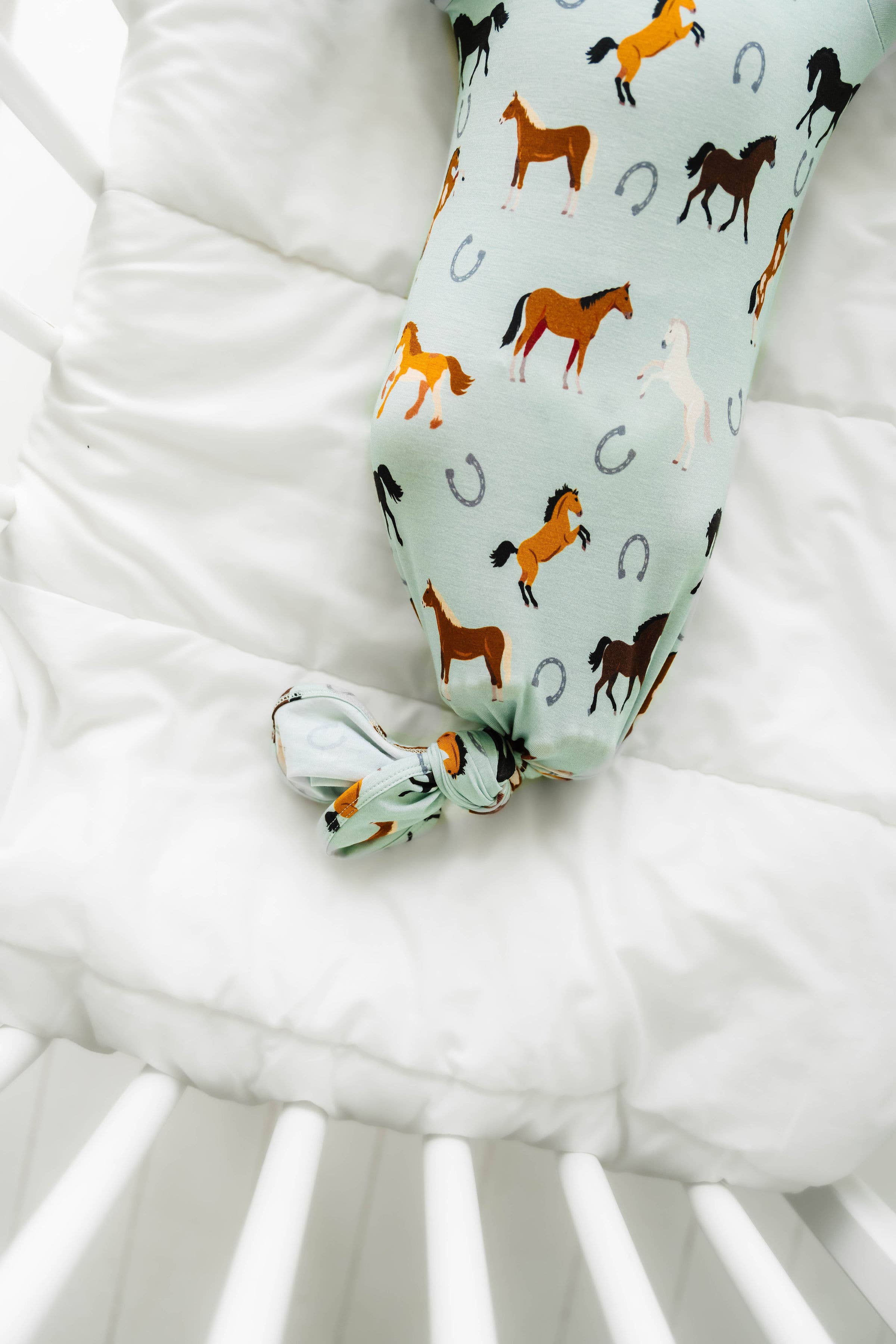Macaron + Me - Western Horses Knotted Gown - Image 2