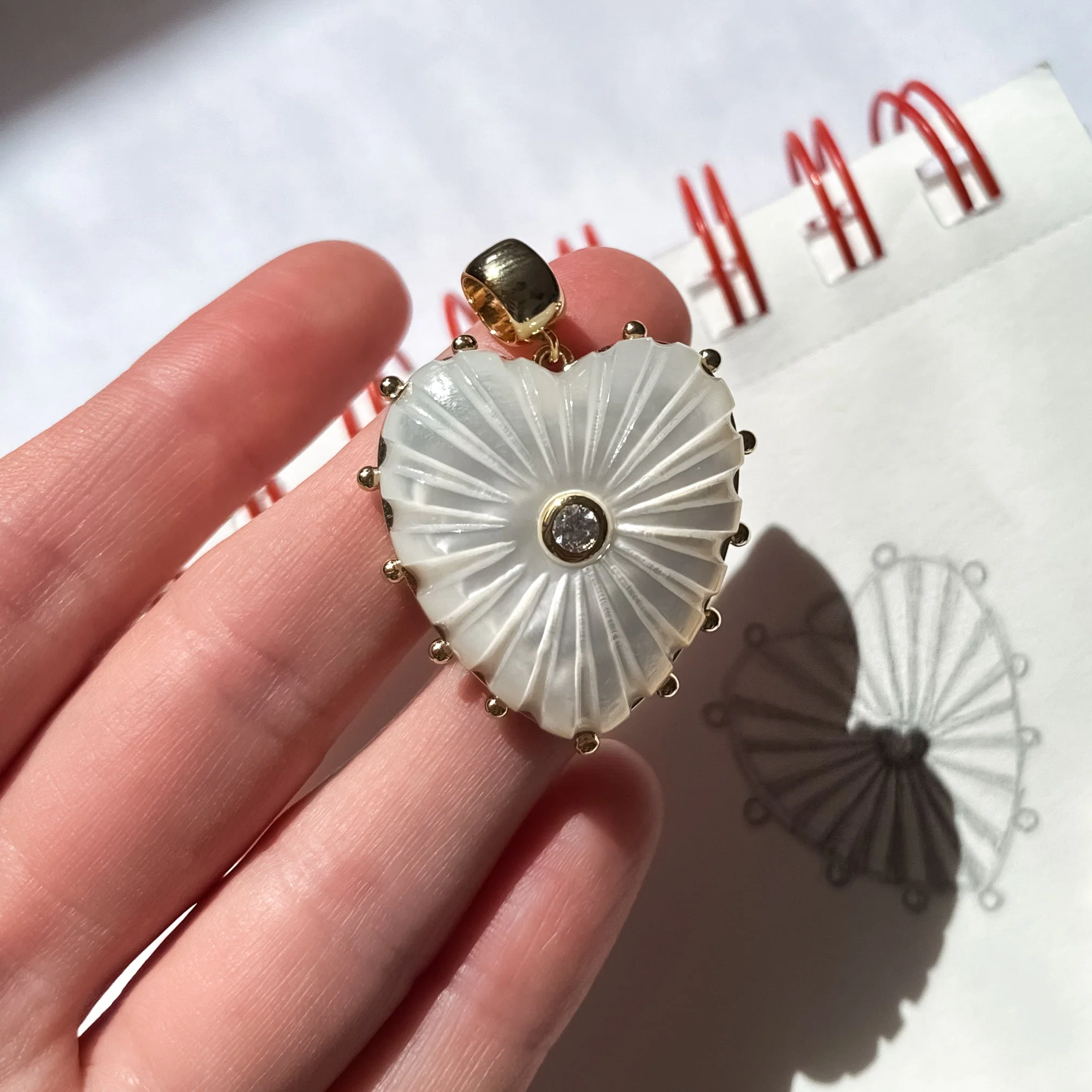 Malene Mother Of Pearl Bail - Image 12
