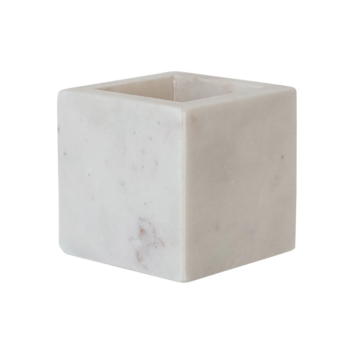 Marble Container, White - Image 2