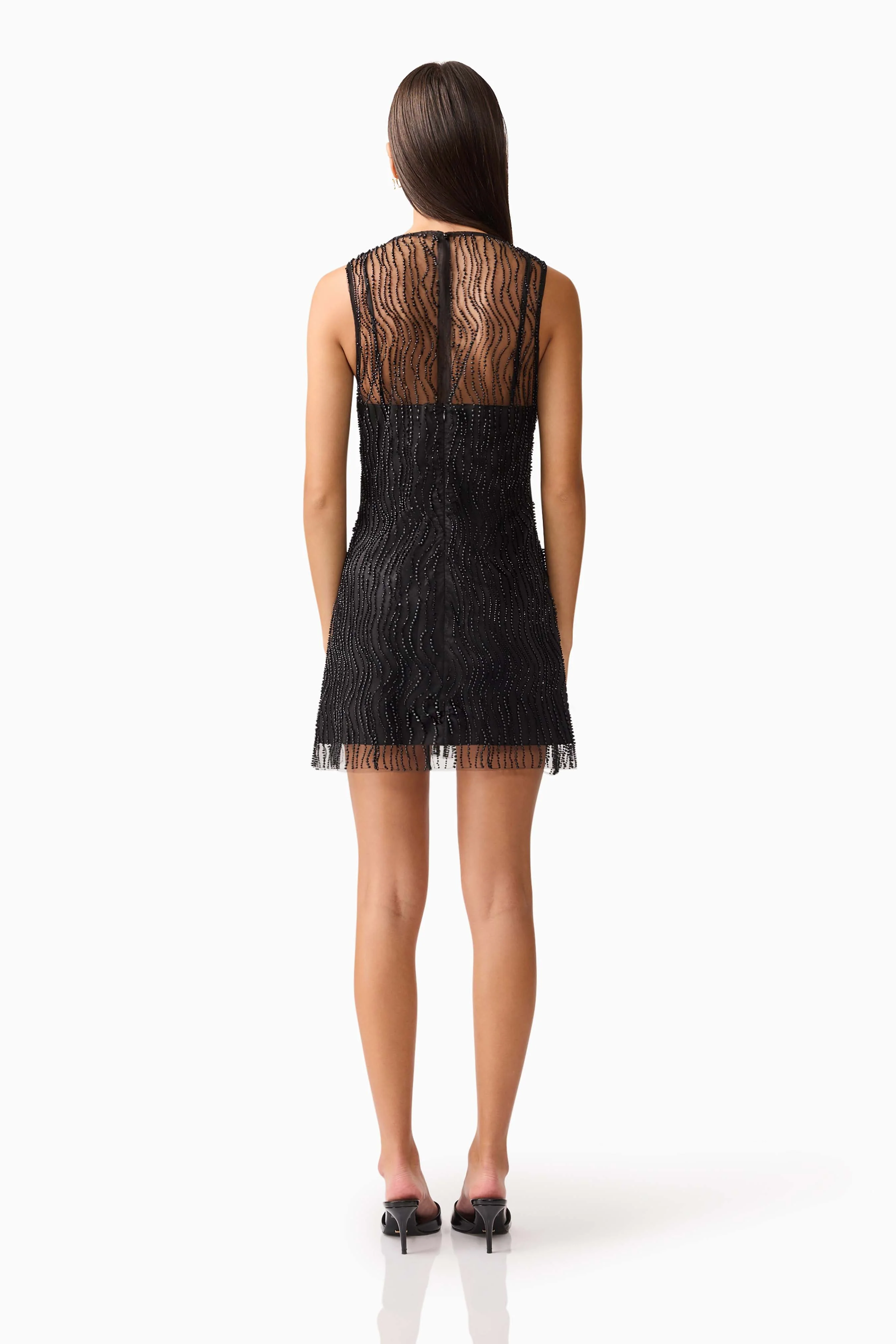 Elliatt - Margot Party Shift Mini Dress - Black - Image 5