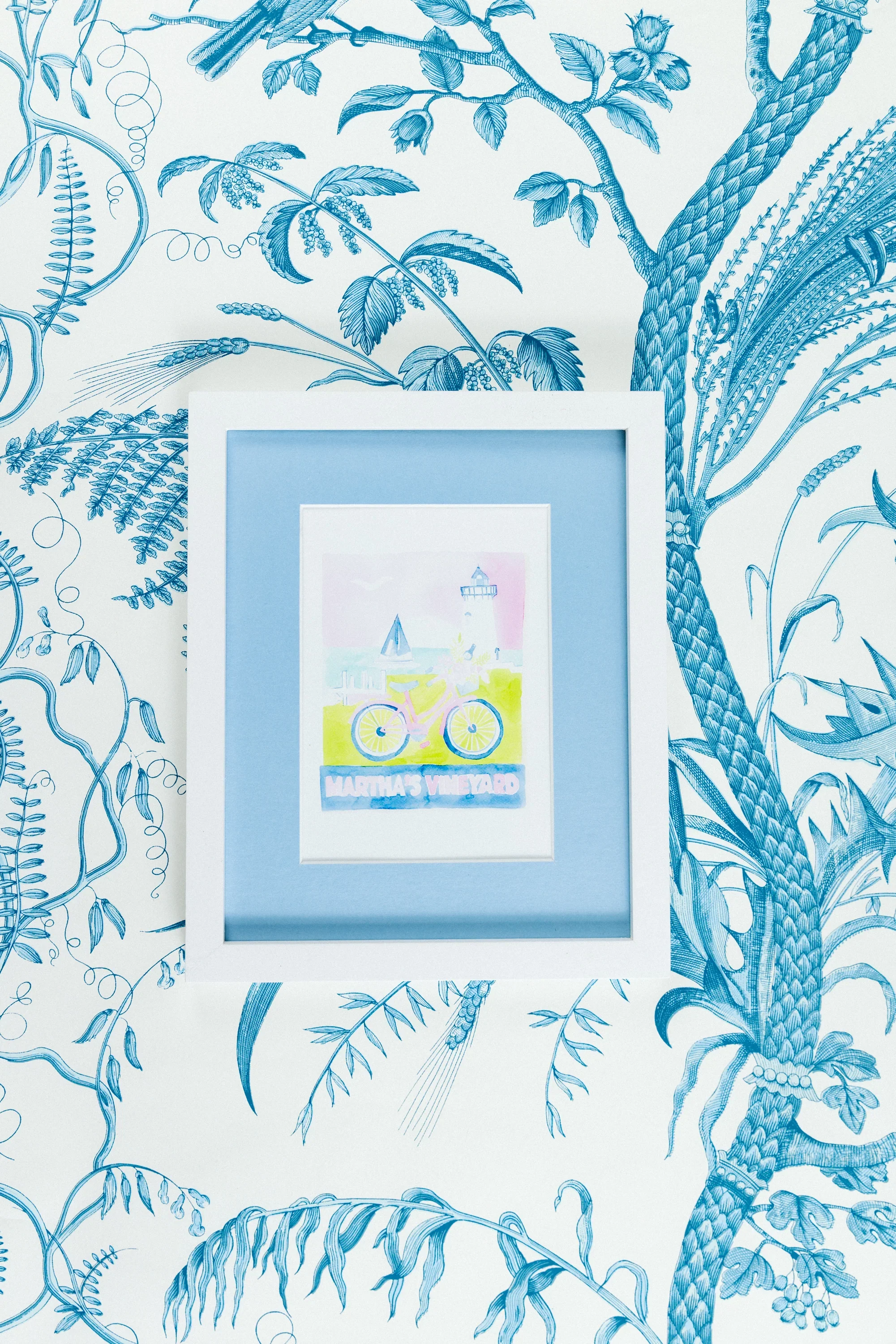 Martha's Vineyard Matchbook Watercolor Print - Image 2