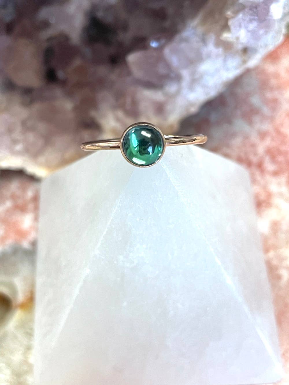 Mineral and Matter - Mystic Galazio Blue Topaz Ring - Image 4