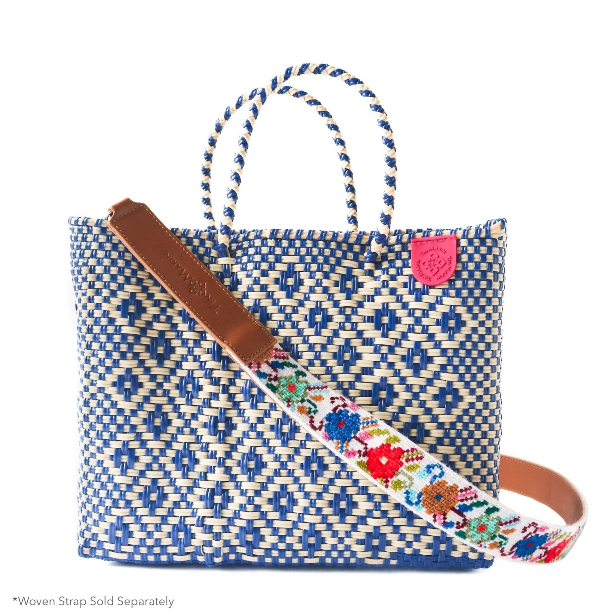 Mixte Medium Woven Resort Crossbody Bag - Image 5