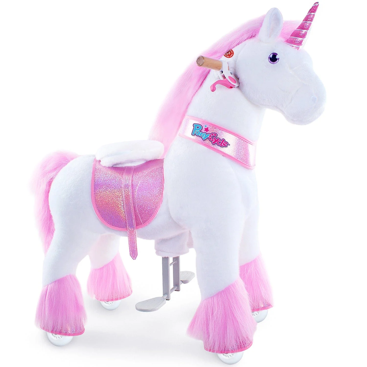 PonyCycle Ride-On Unicorn Age 4-8 - Pink Model U
