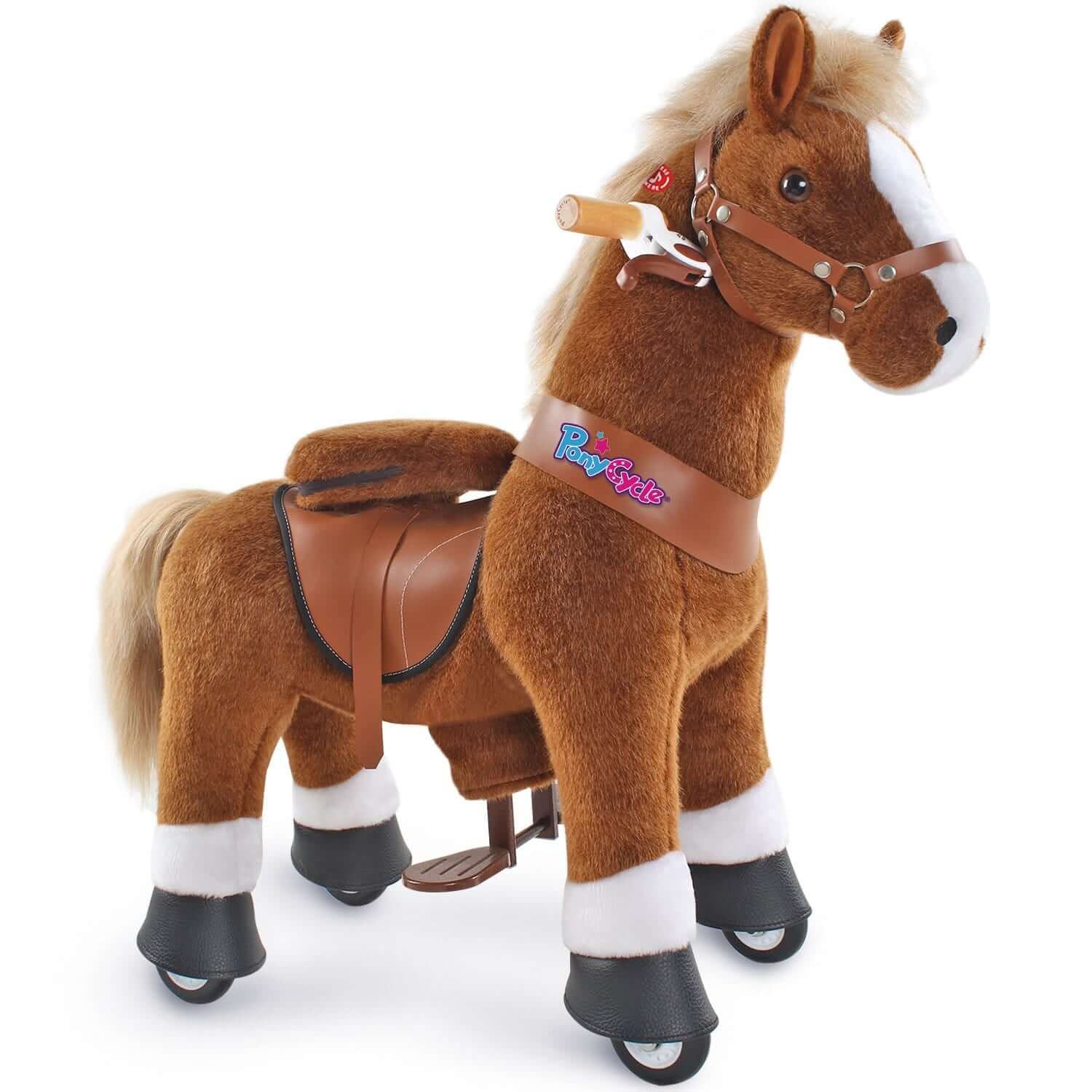 PonyCycle Ride-On Pony Age 3-5 - Brown Model U