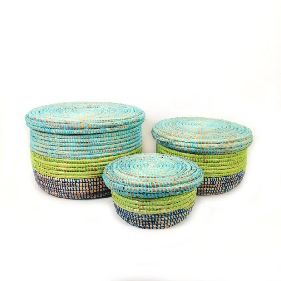 Modern Storage Baskets - Set of 3 - Image 2