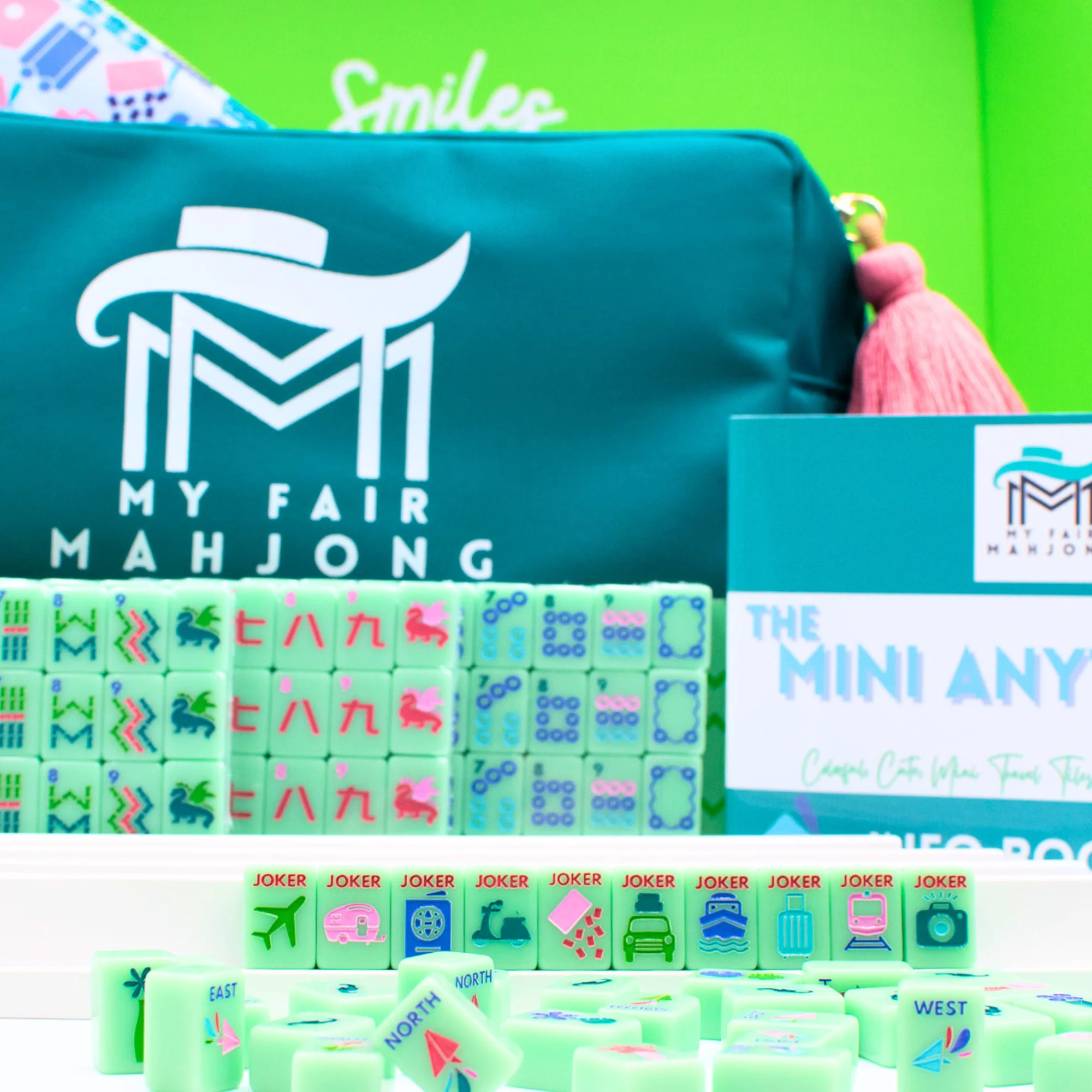 My Fair Mahjong - Mini Anywhere Travel Mahjong Series - Green - Image 12