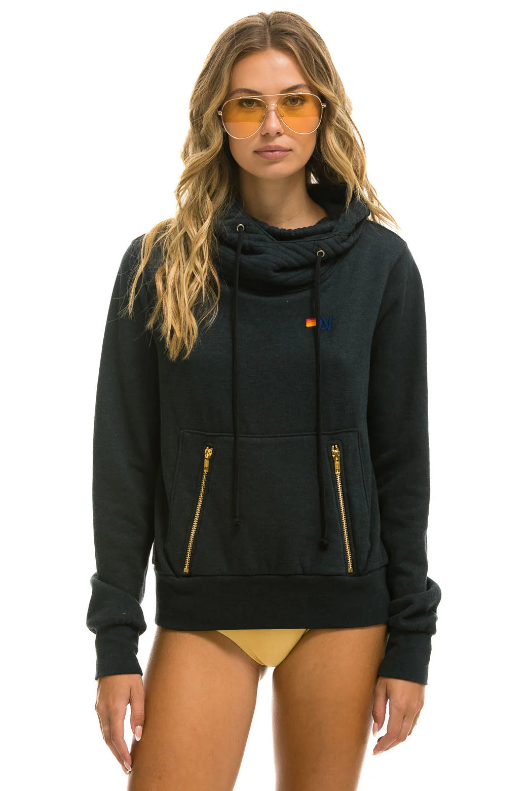 Aviator Nation - Ninja Pullover Hoodie - Charcoal - Image 5