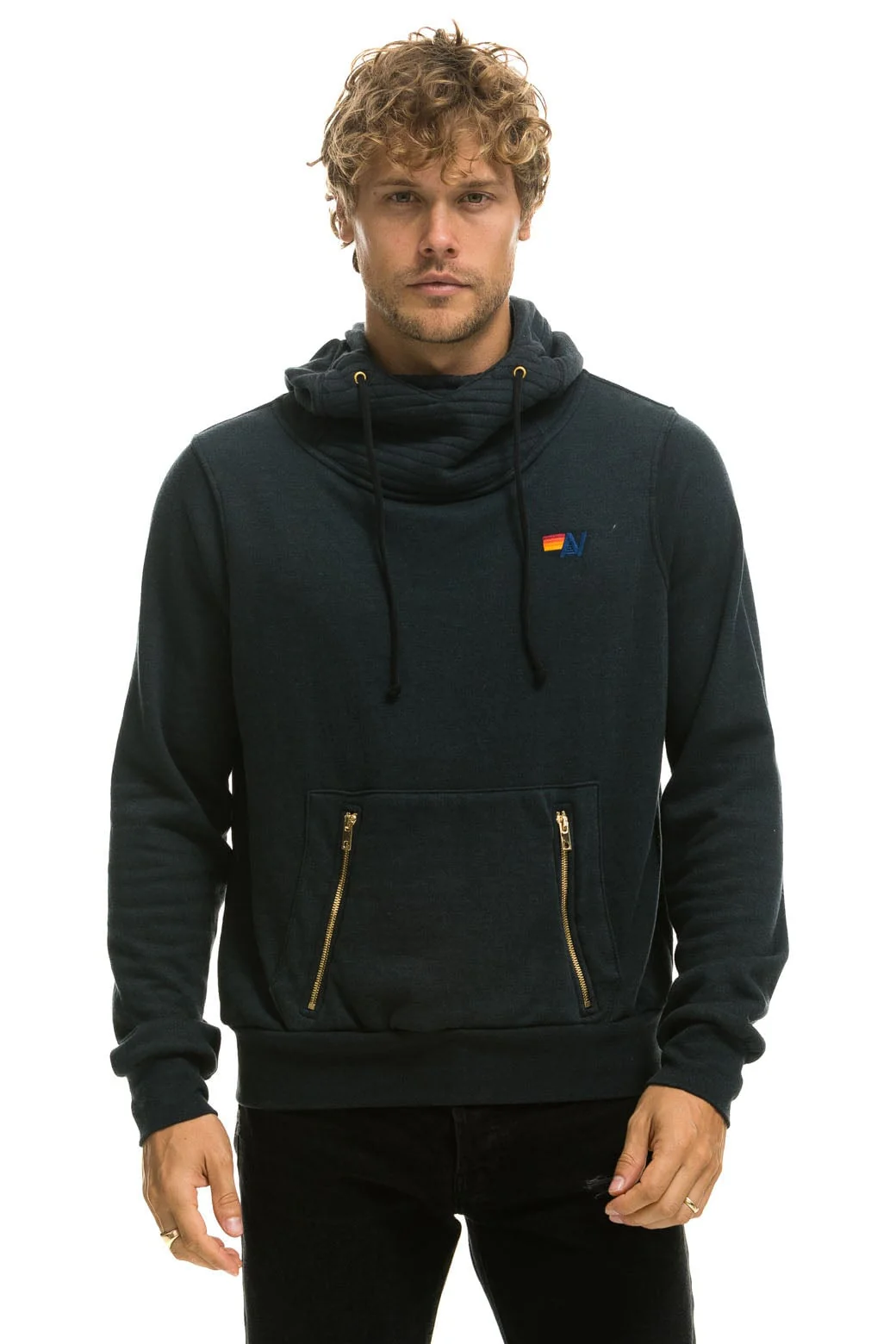 Aviator Nation - Ninja Pullover Hoodie - Charcoal - Image 8