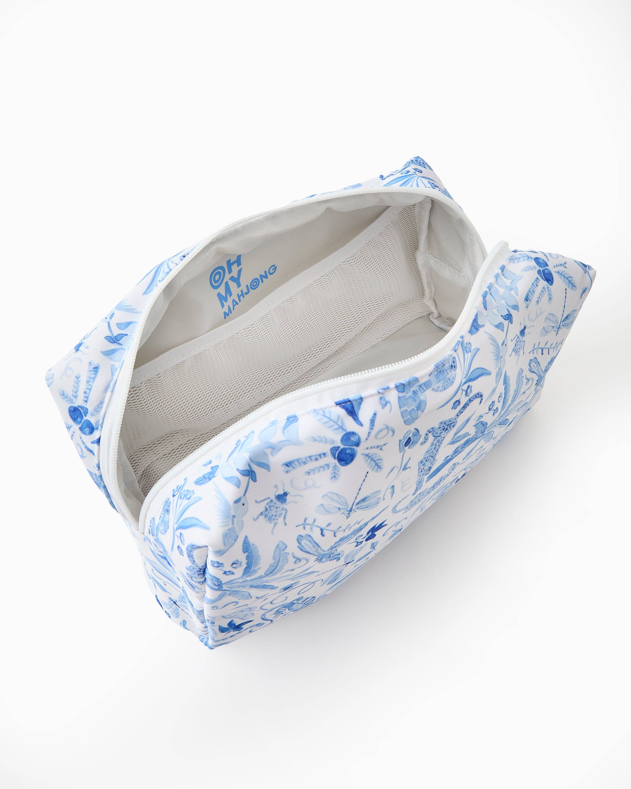 Oh My Mahjong - Amazon Blue Tile Storage Bag x Catherine Cartie Collab - Image 2