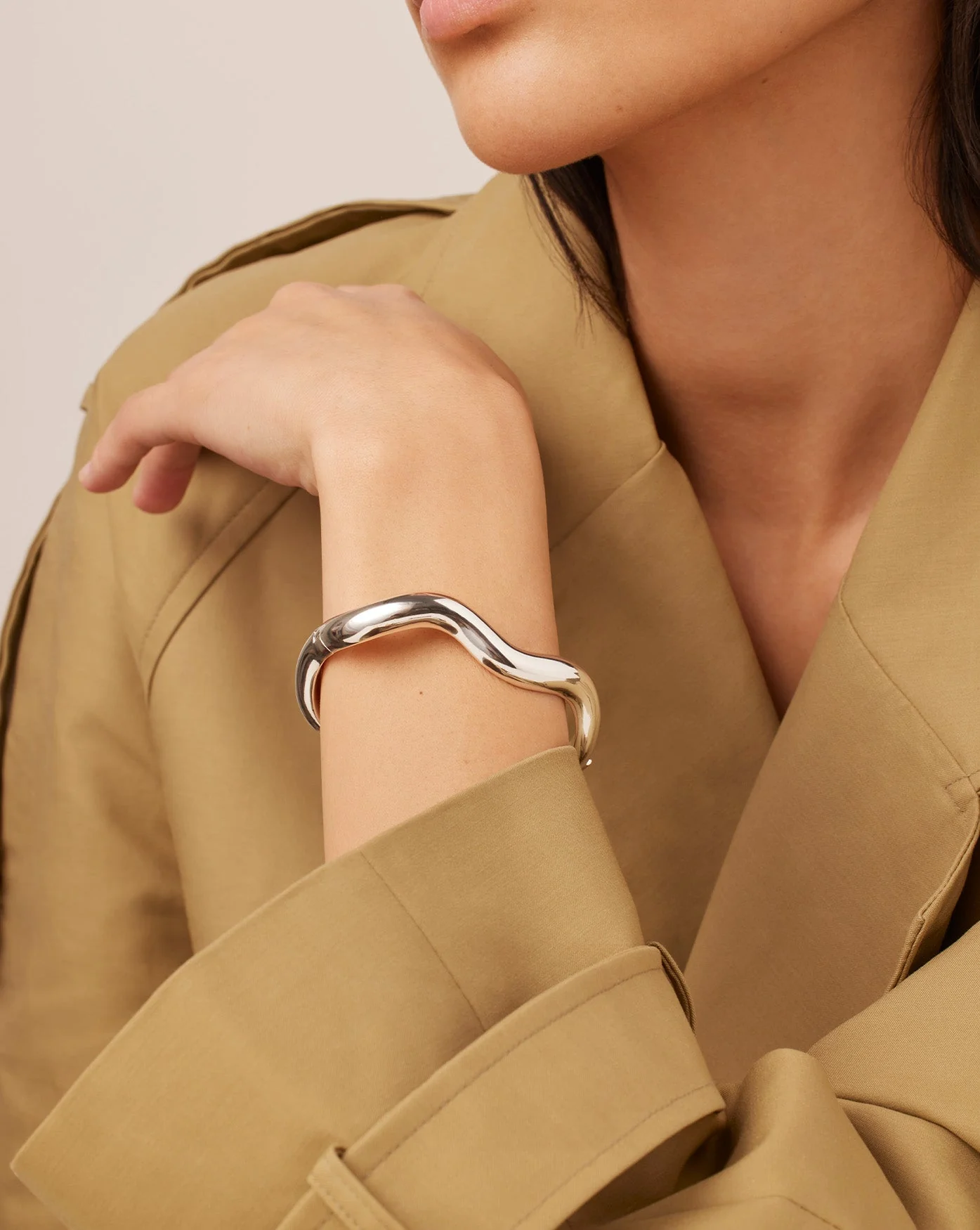 Jenny Bird - Ola Bangle - High Polish Silver - Image 2