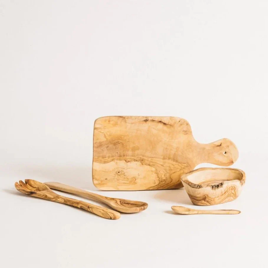 Olive Wood Utensils Set - Image 2