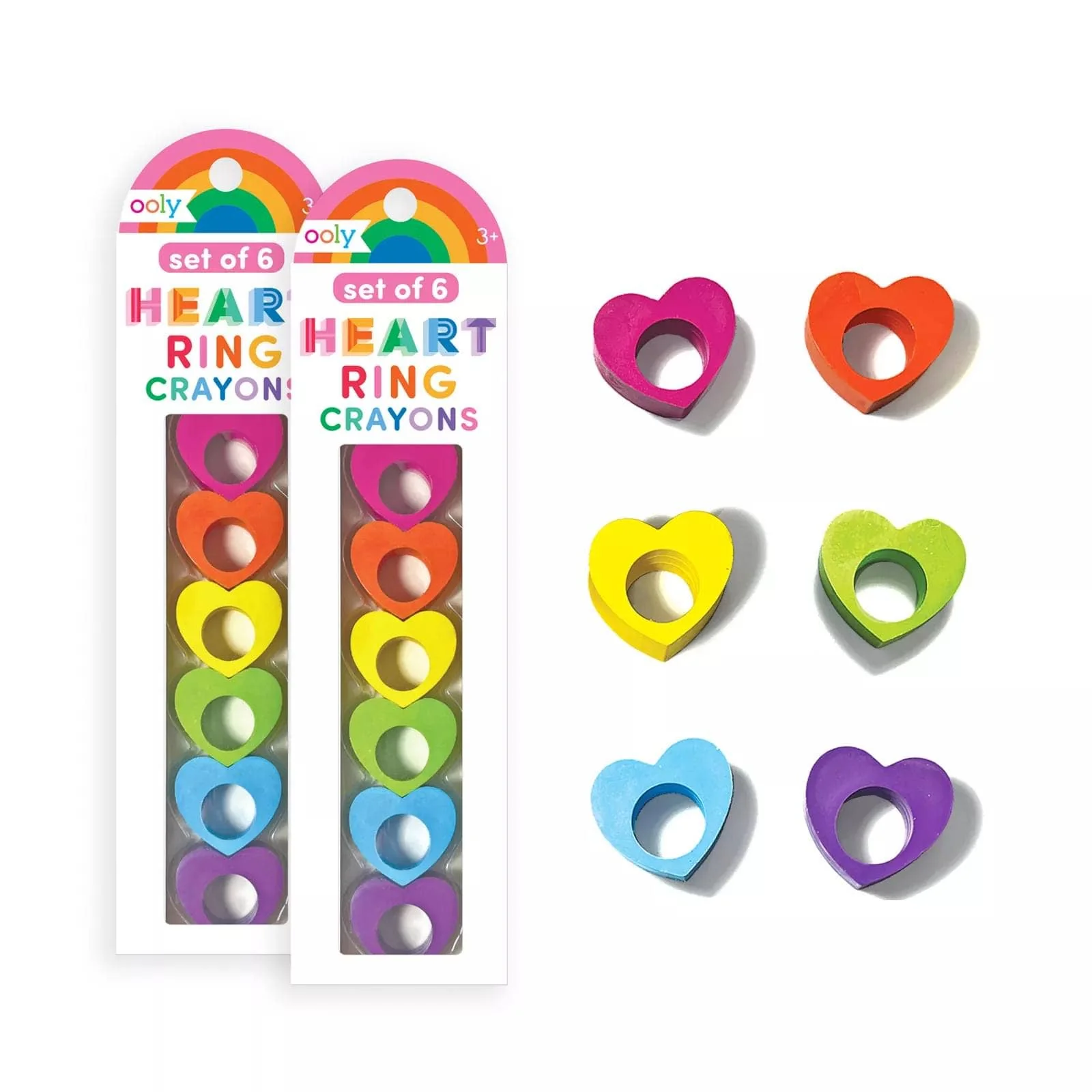 OOLY - Heart Ring Crayons - Set of 6 - Image 5